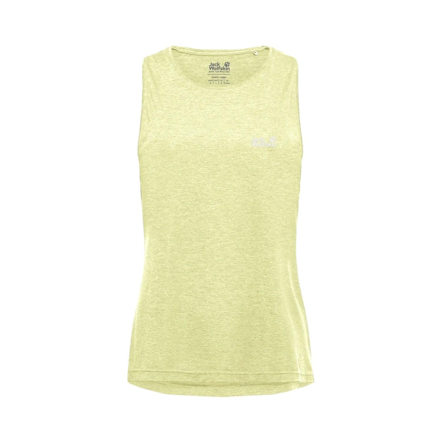 Jack Wolfskin Wildtrail Tank Top Kadın Sarı Tişört