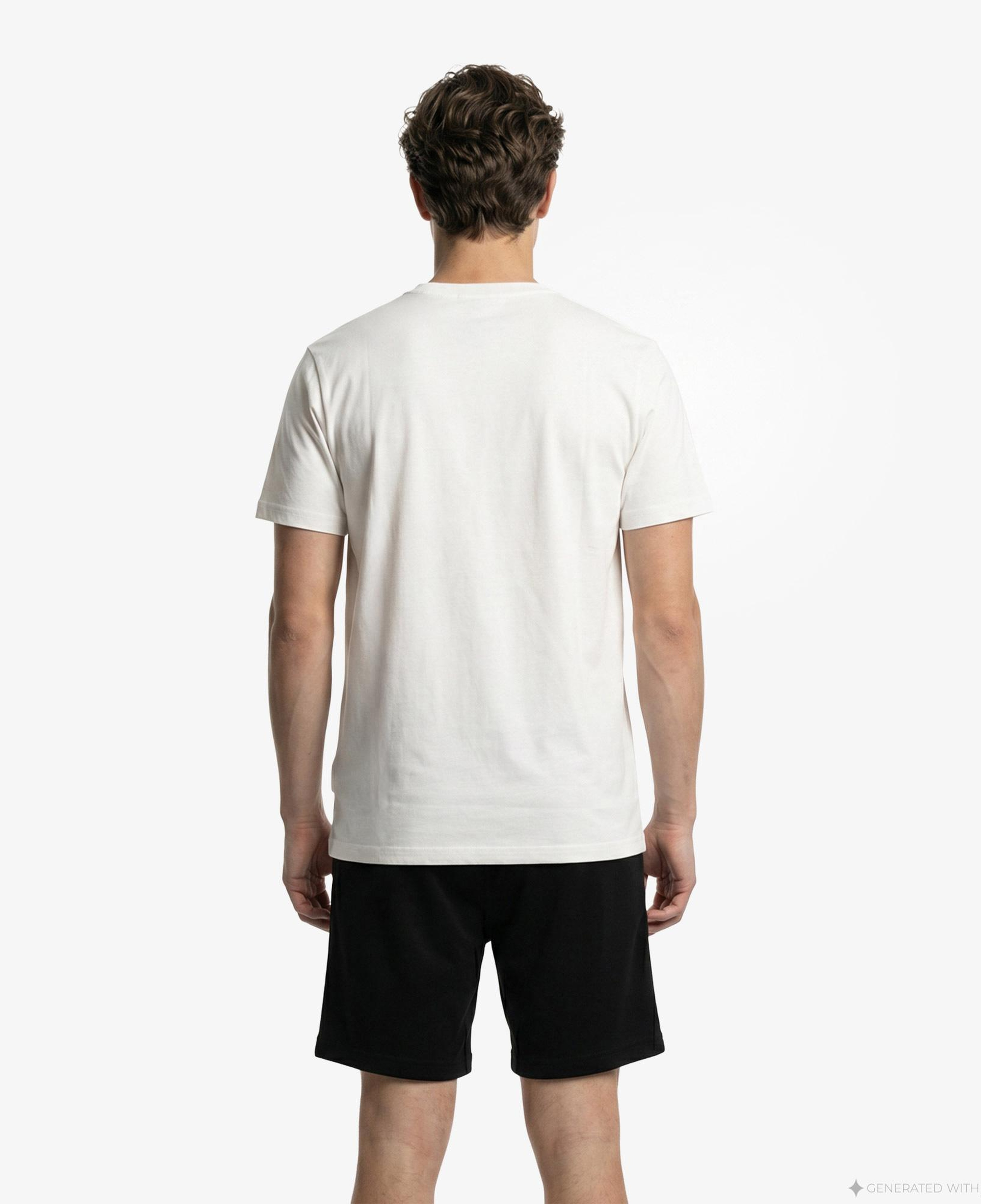 Fred Perry Crew Neck Erkek Beyaz T-Shirt