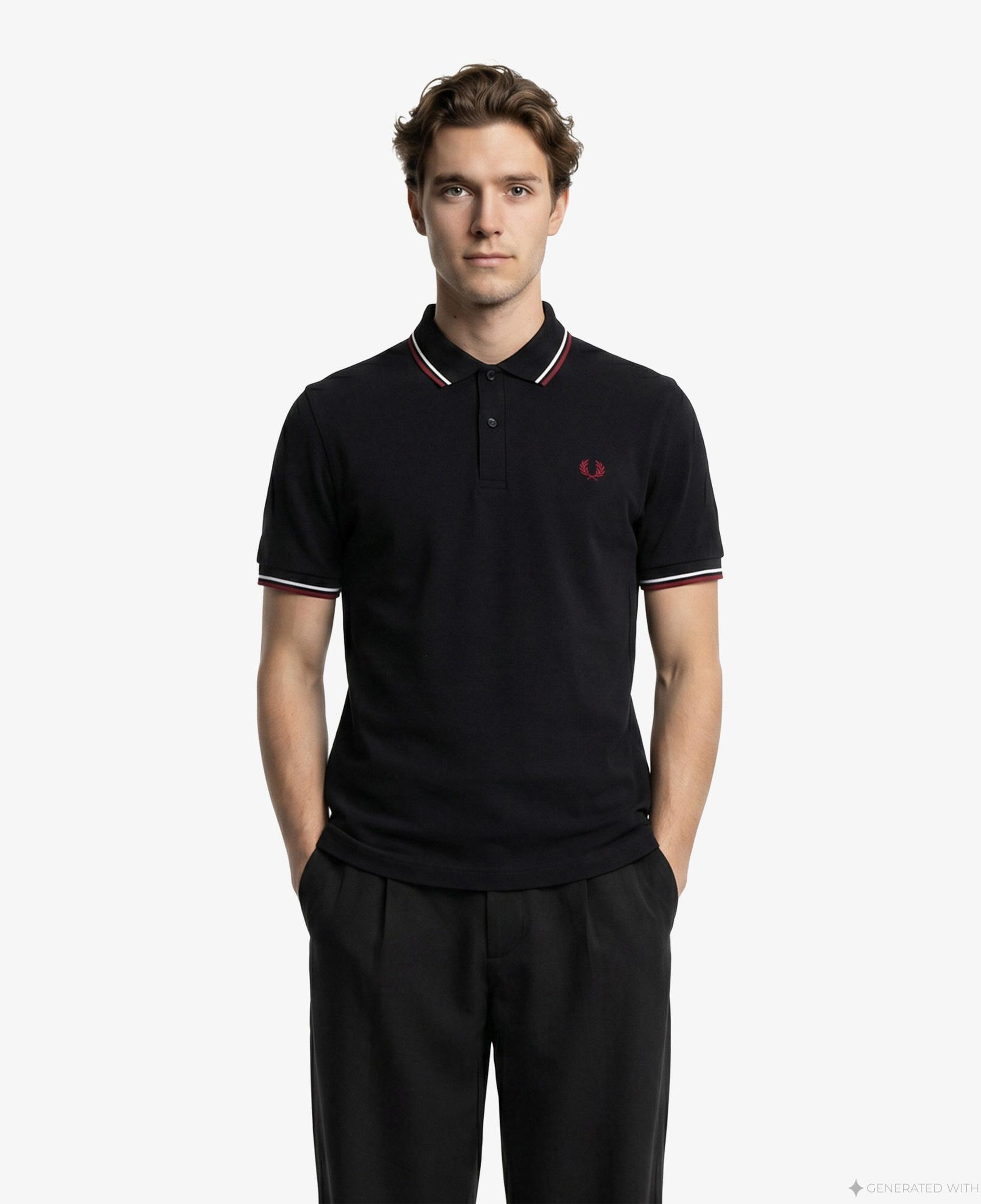 Fred Perry The Twin Tipped Erkek Lacivert Polo