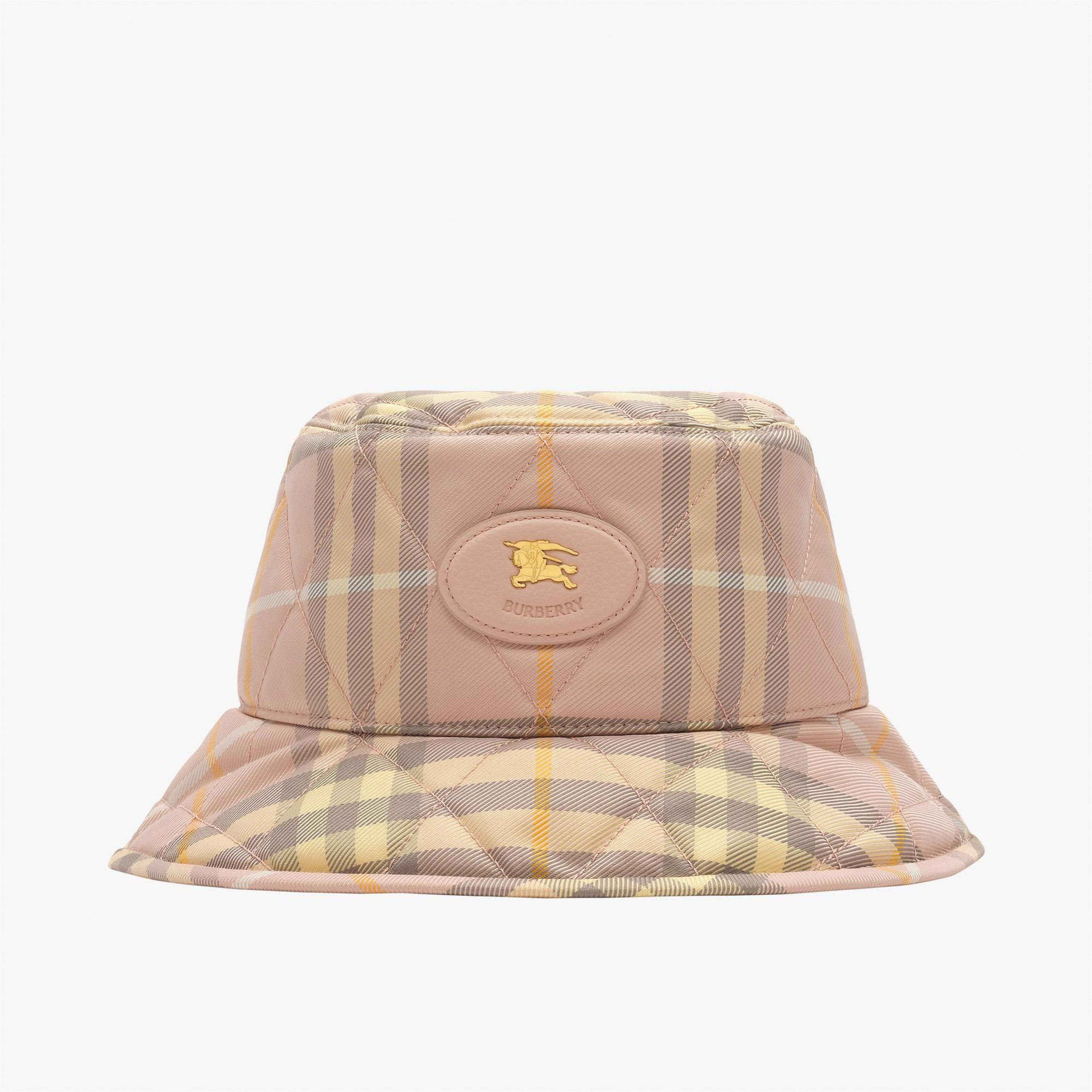 Burberry Horseshoe Bucket Erkek Pembe Şapka