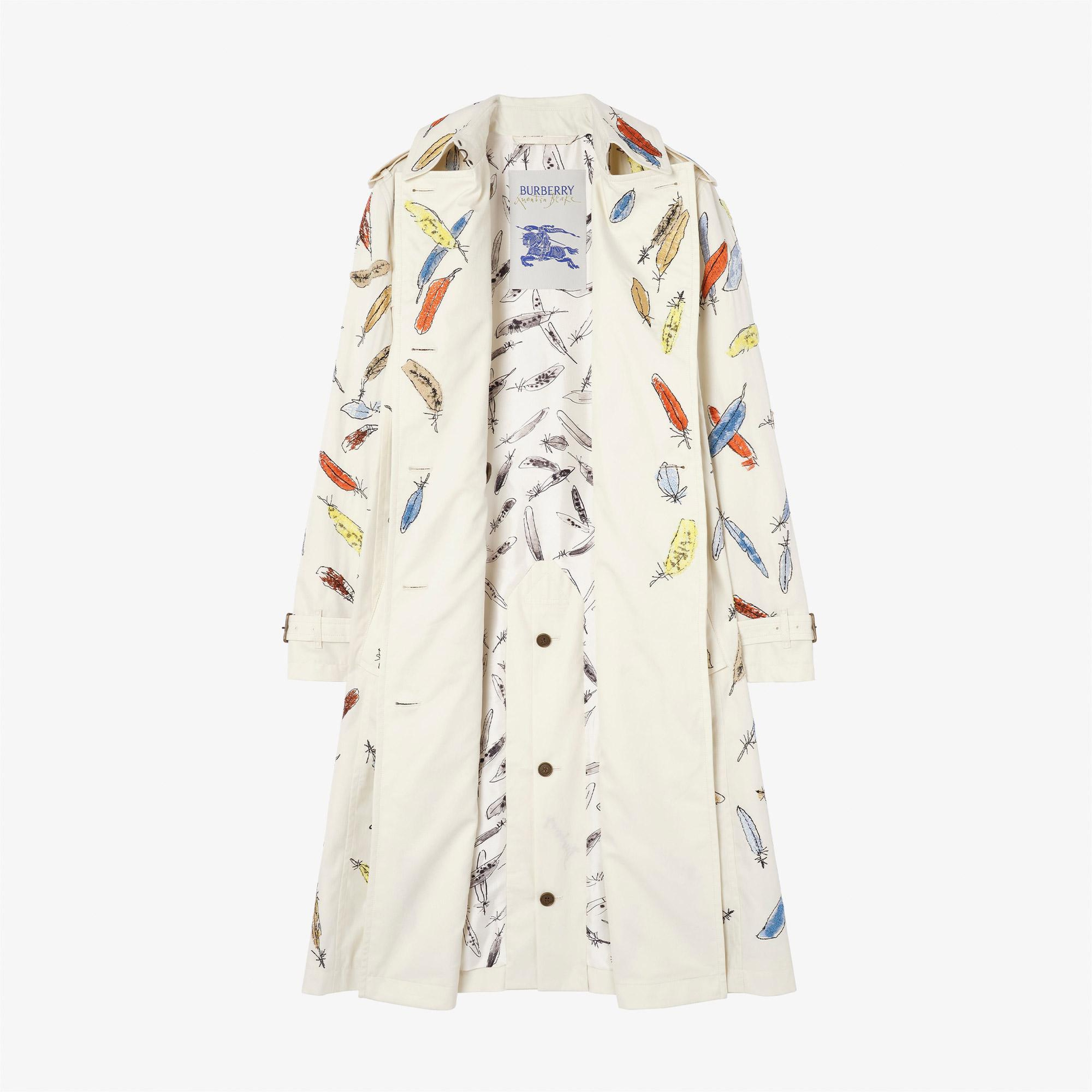 Burberry Foxfield Kadın Beyaz Kaban