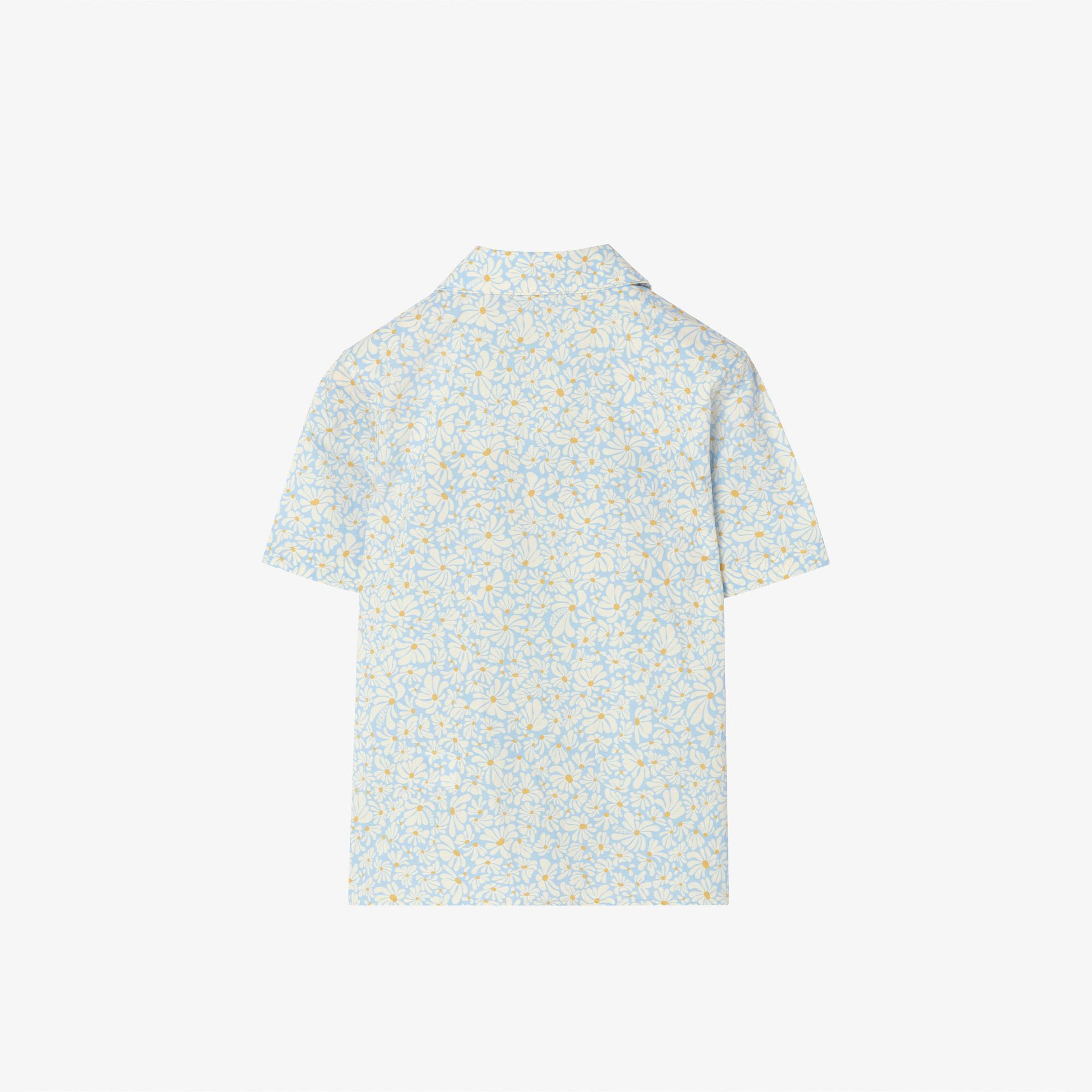 Burberry Xanadu Floral Çocuk Mavi Gömlek