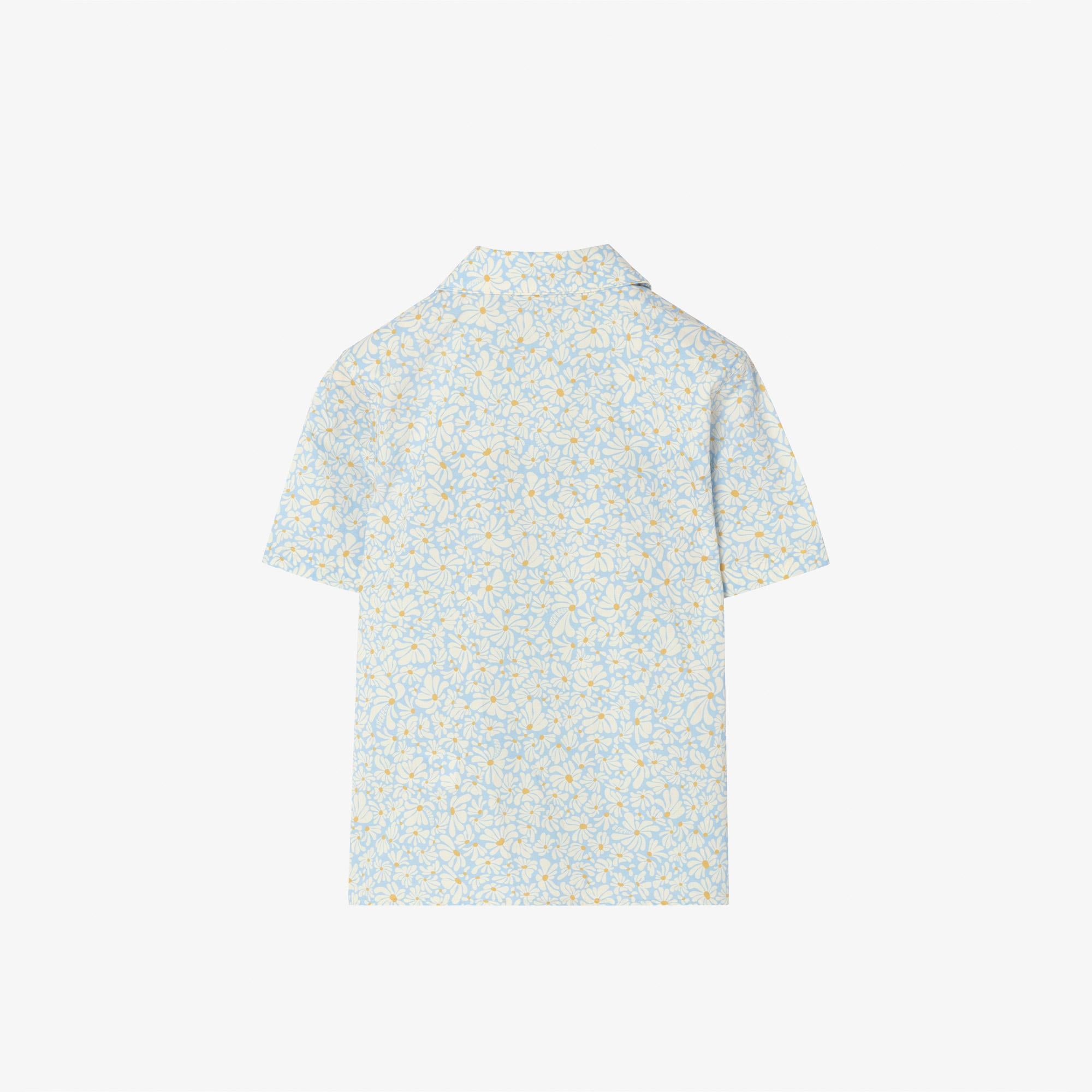 Burberry Xanadu Floral Çocuk Mavi Gömlek