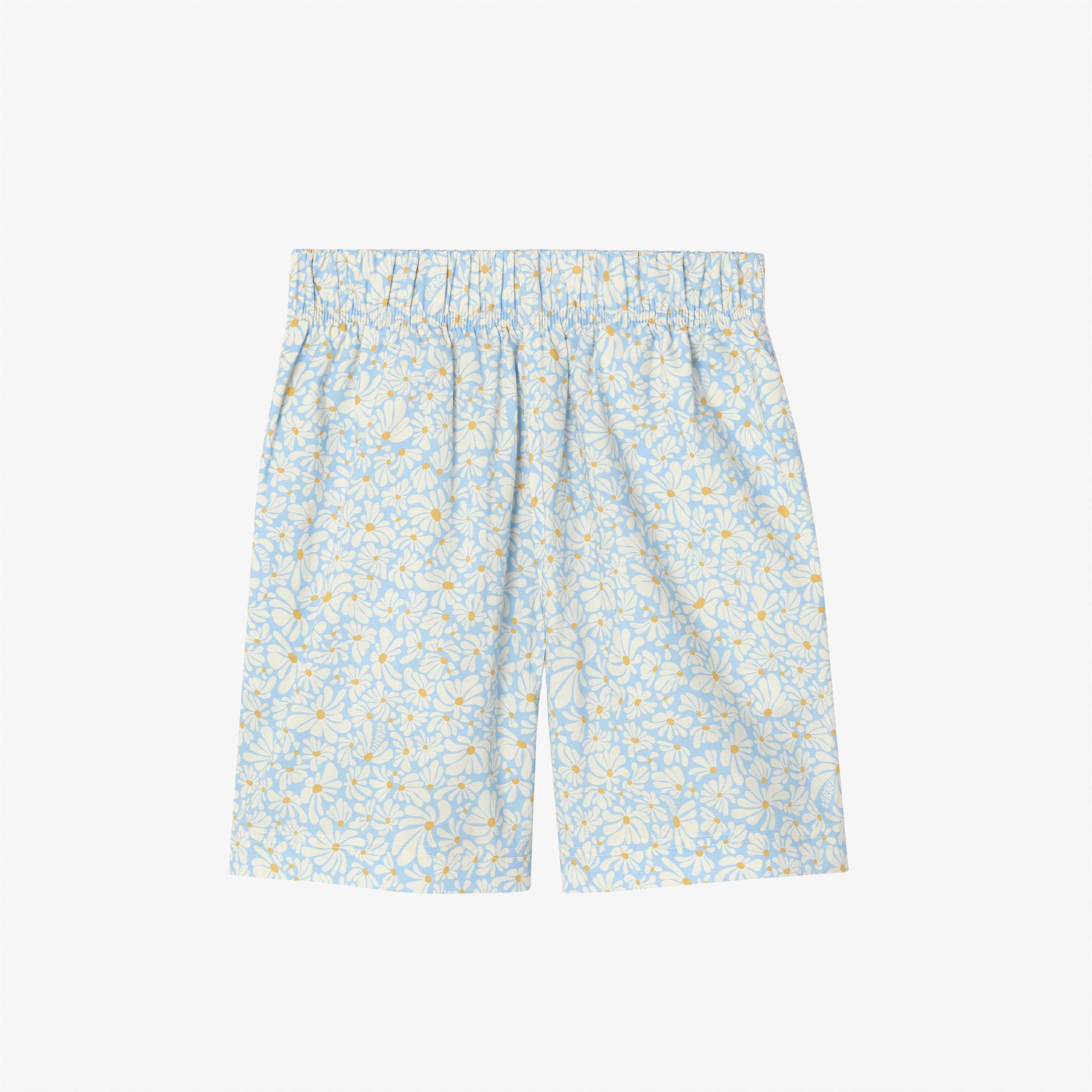 Burberry Felix Floral Çocuk Mavi Şort