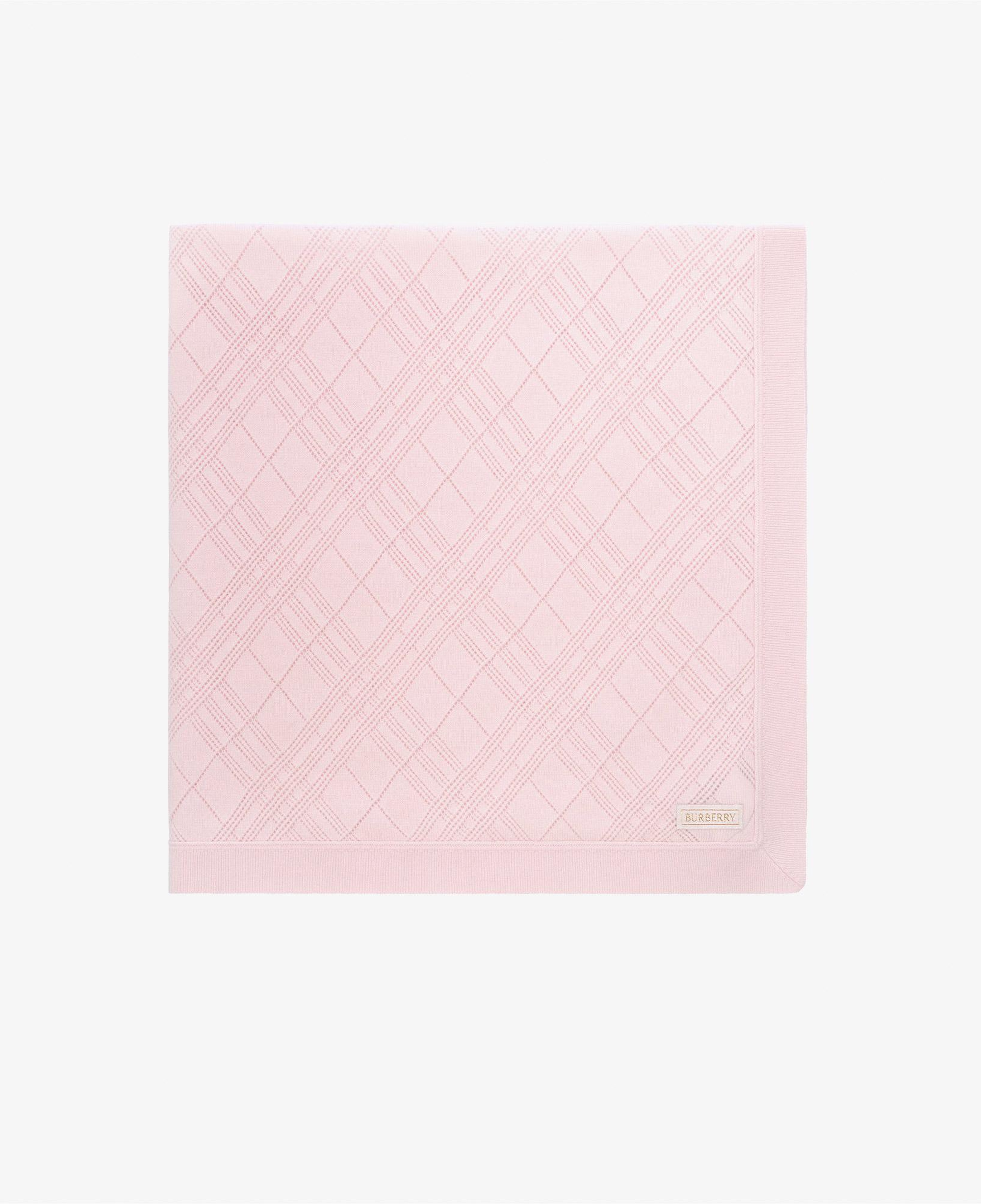 Burberry Knit Blanket Çocuk Pembe Battaniye