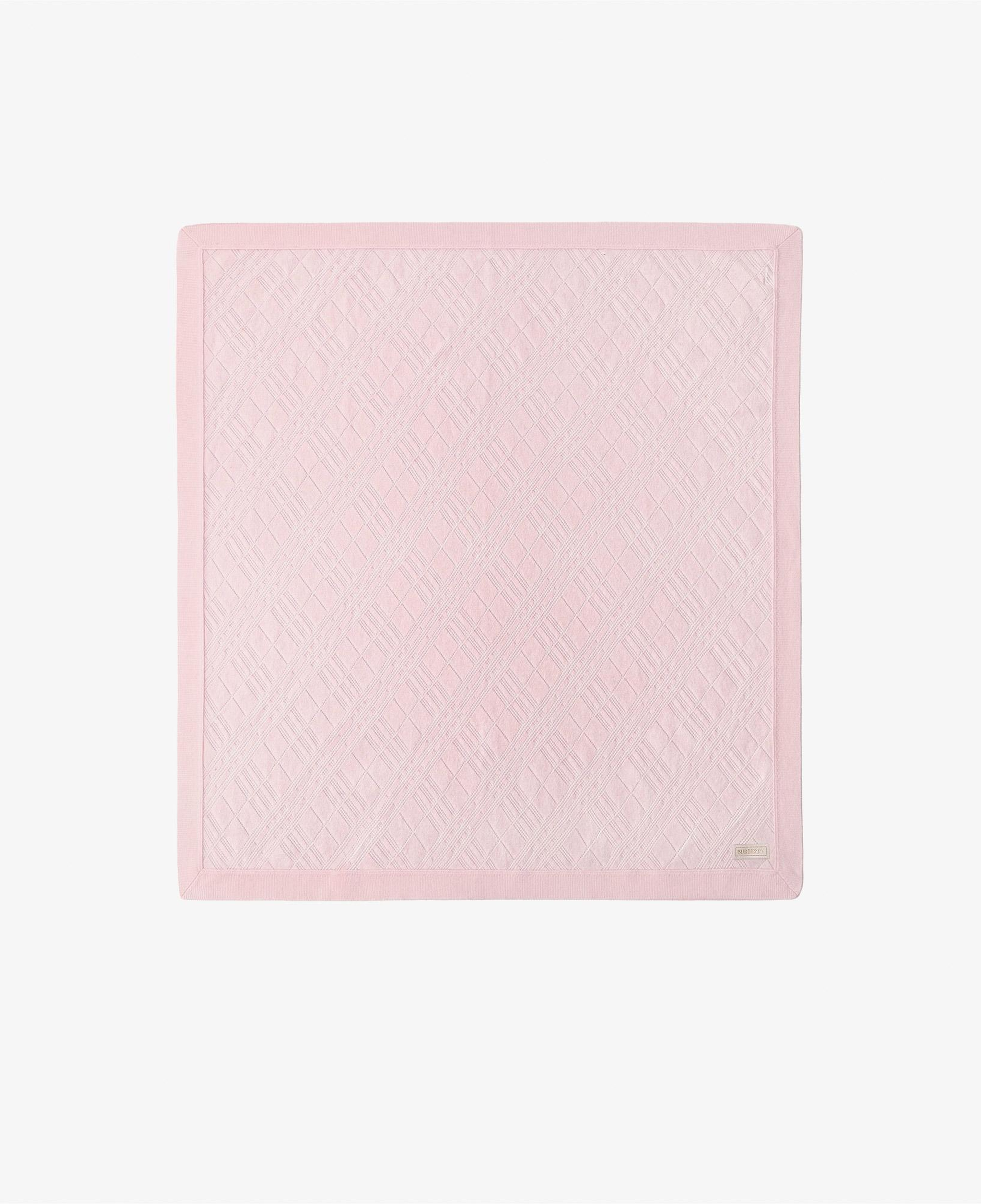 Burberry Knit Blanket Çocuk Pembe Battaniye