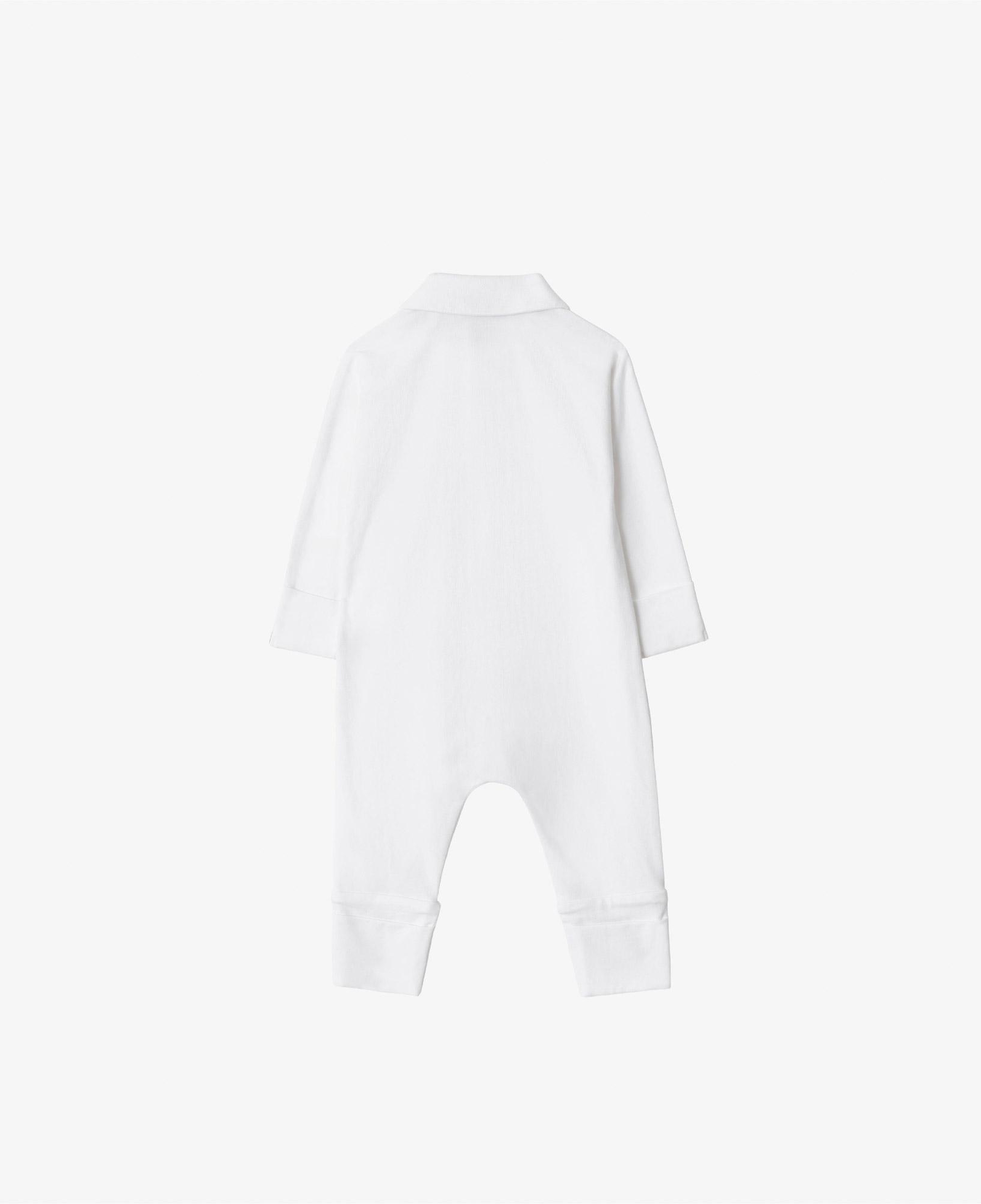 Burberry Stretch Cotton 3'lü Çocuk Beyaz Hediye Seti