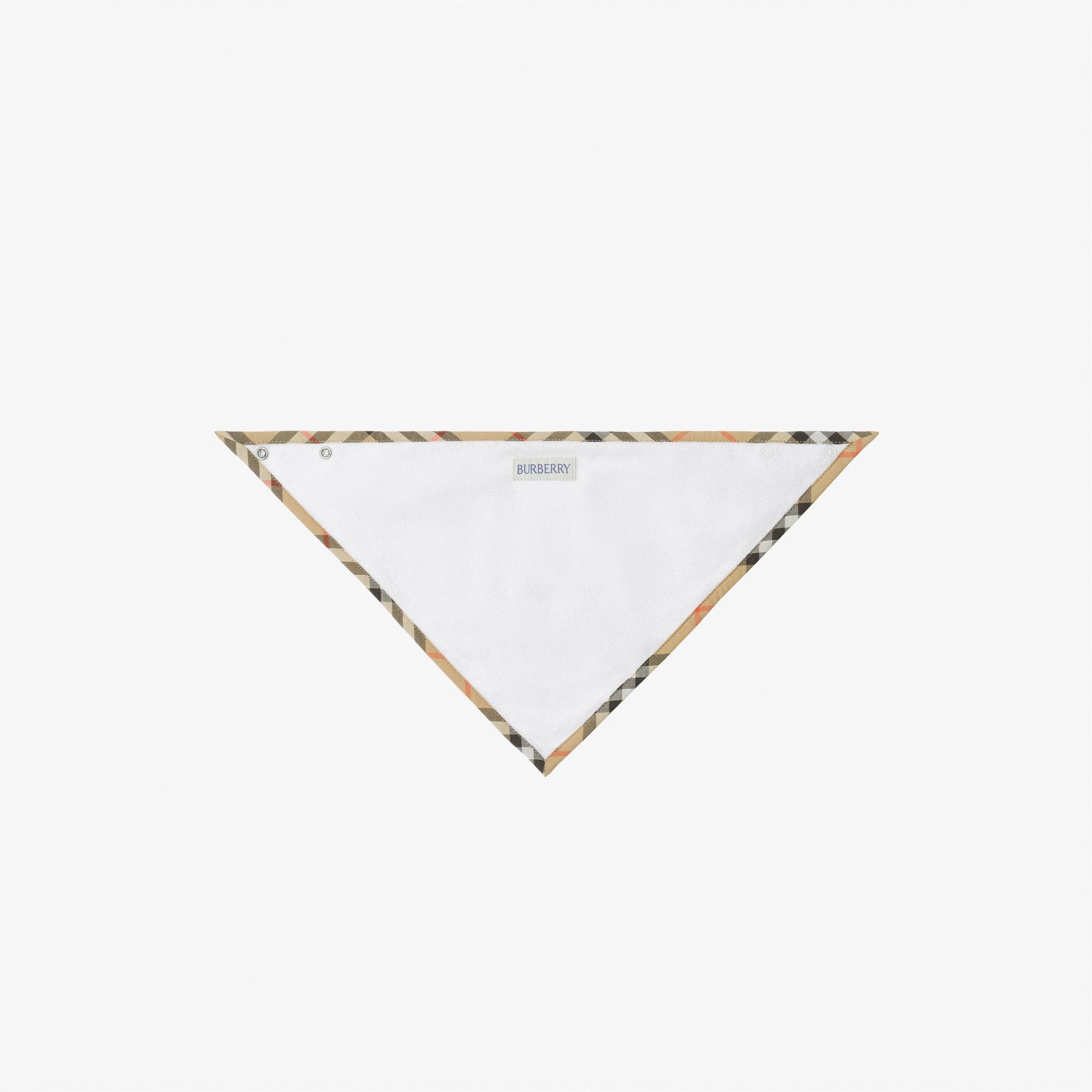 Burberry Stretch Cotton 3'lü Çocuk Beyaz Hediye Seti