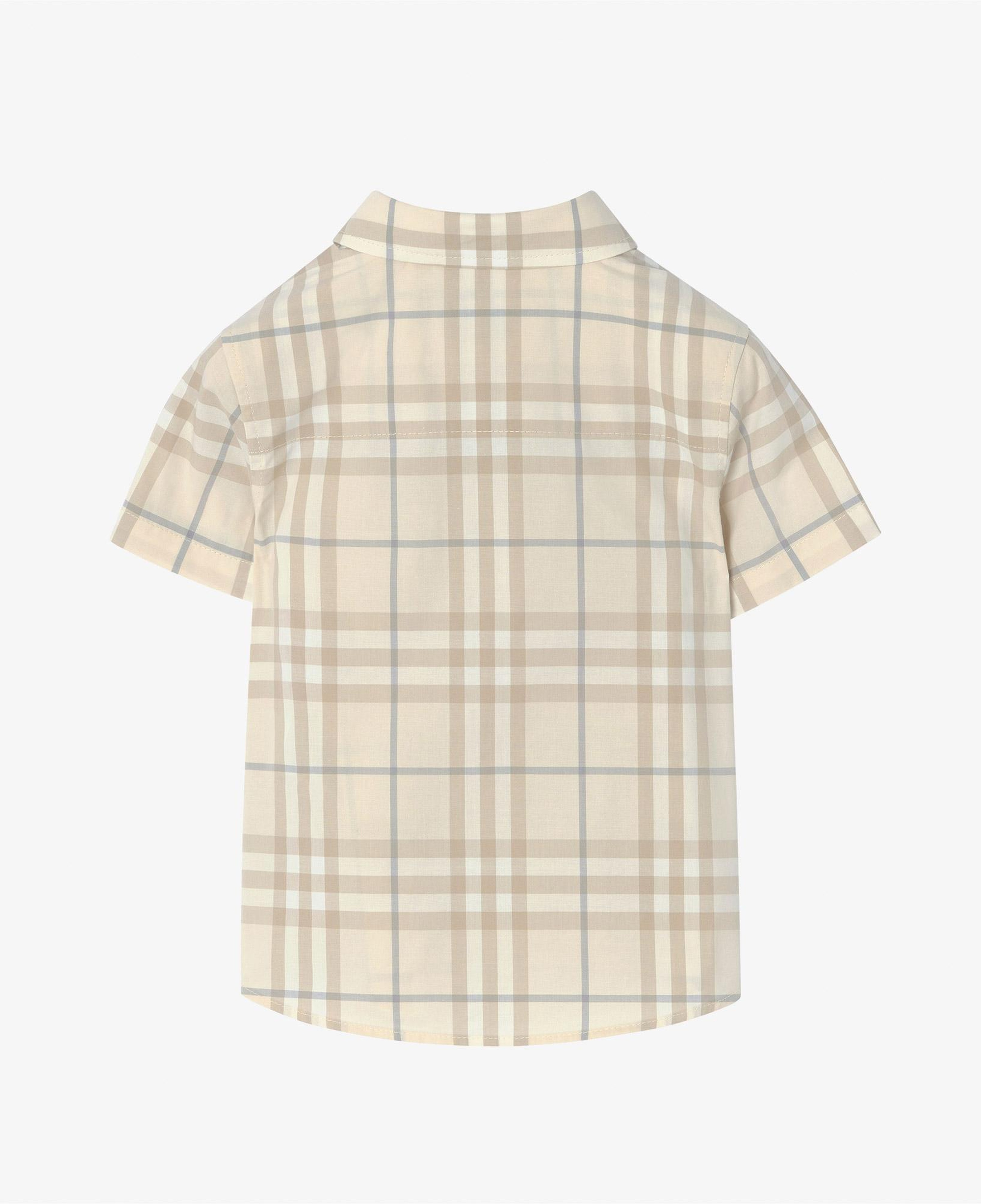 Burberry Owen Check Çocuk Krem Gömlek