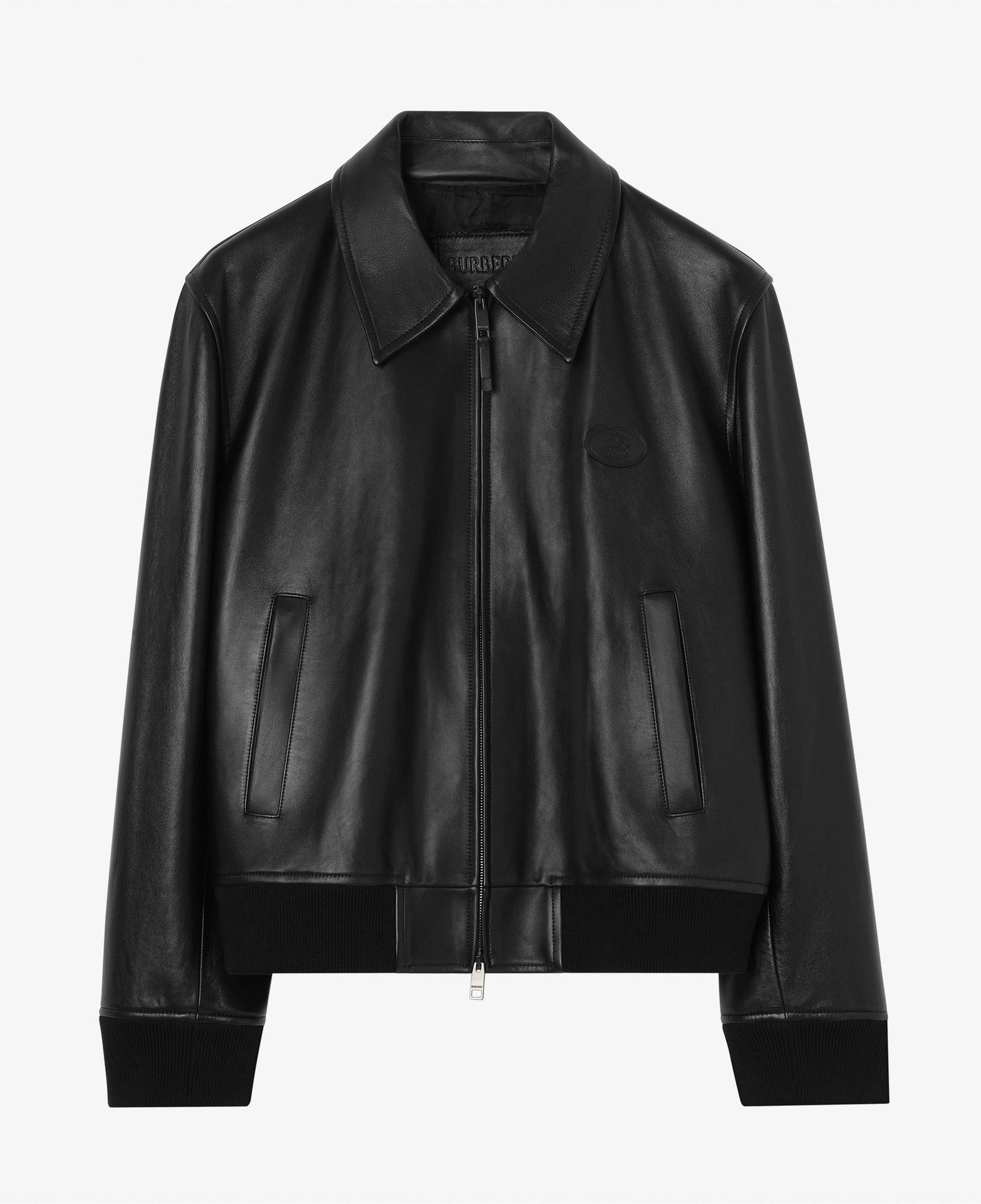 Burberry Bloomsbury Erkek Siyah Deri Mont