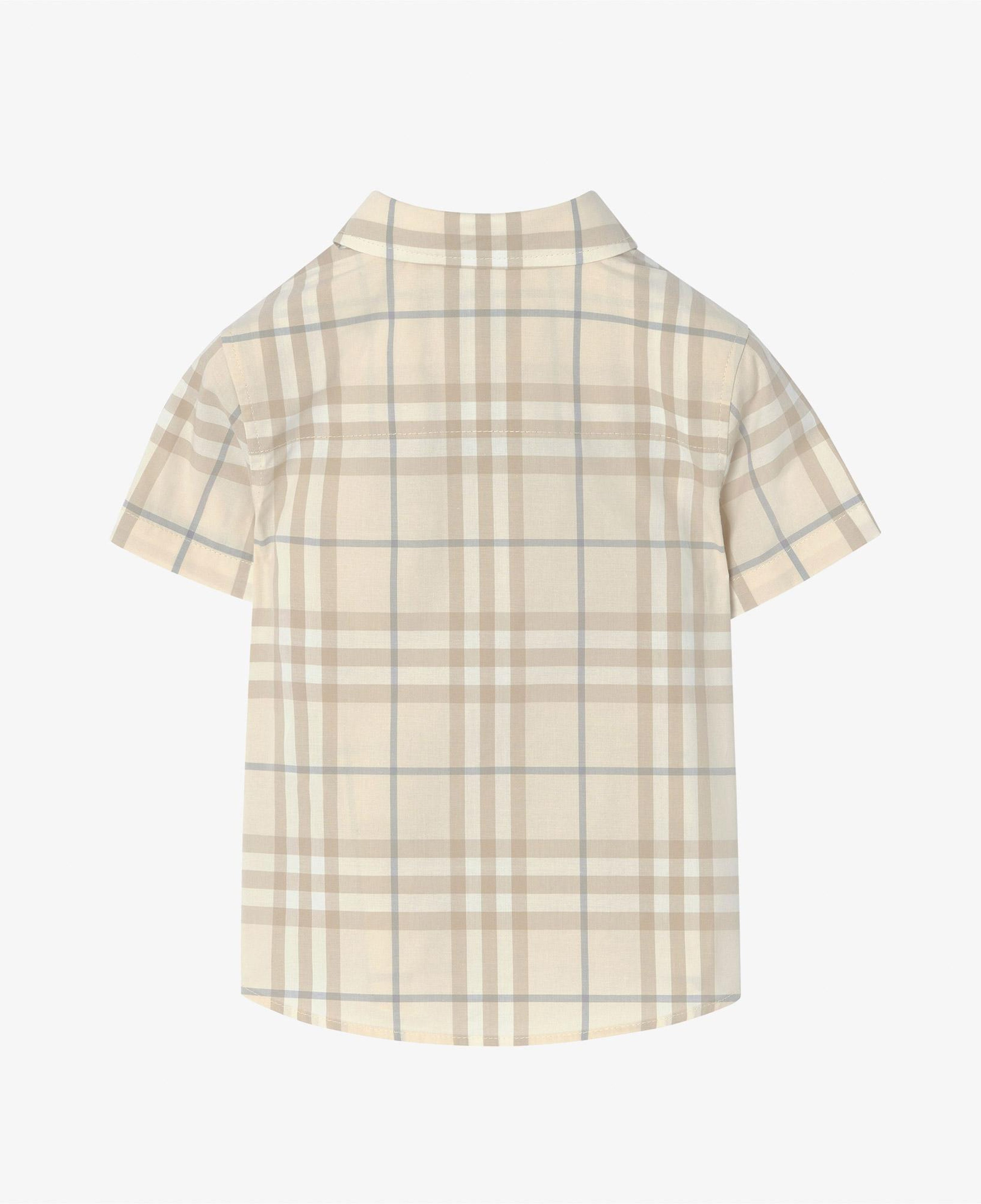 Burberry Owen Check Çocuk Krem Gömlek