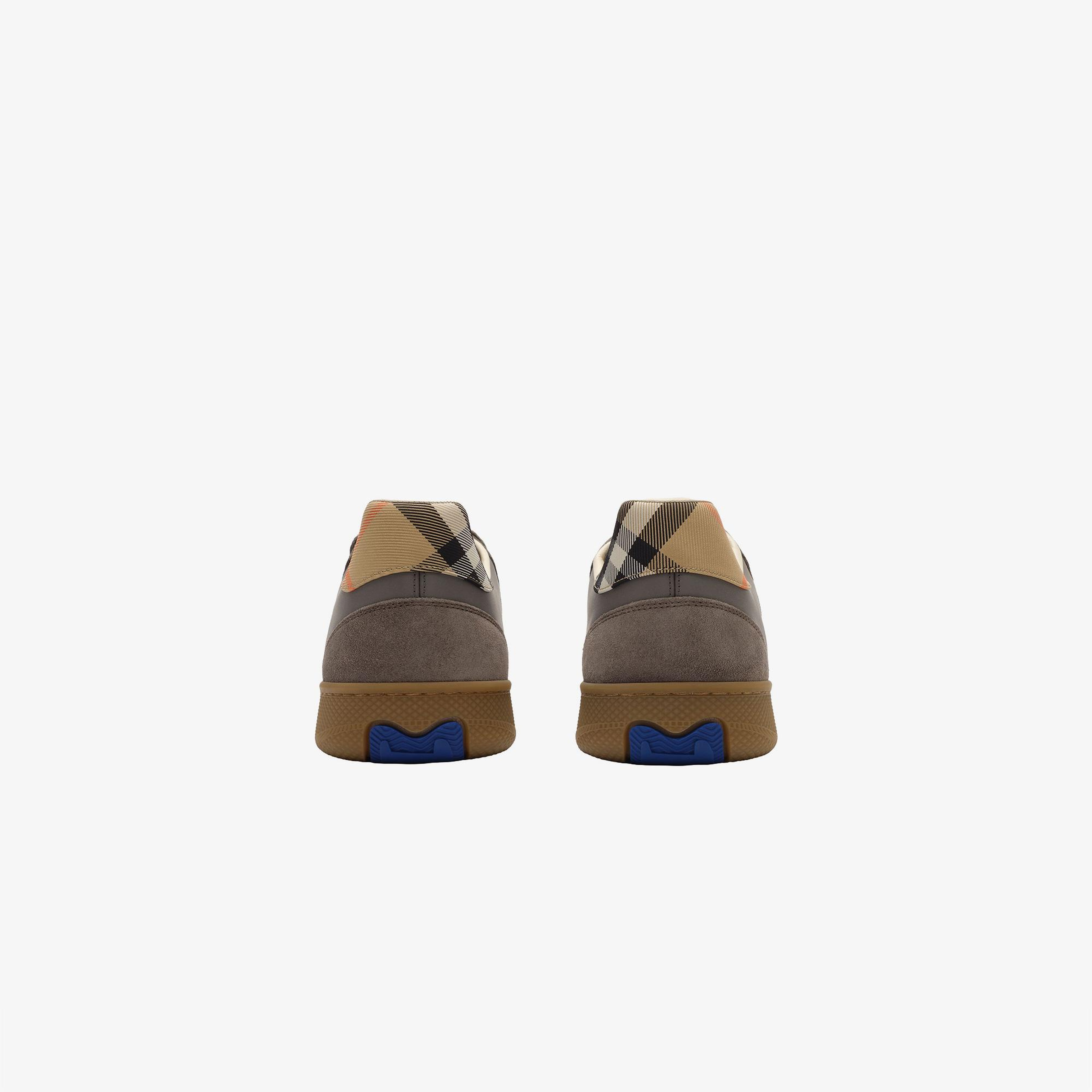 Burberry New Terrace Mix Erkek Bej Sneaker