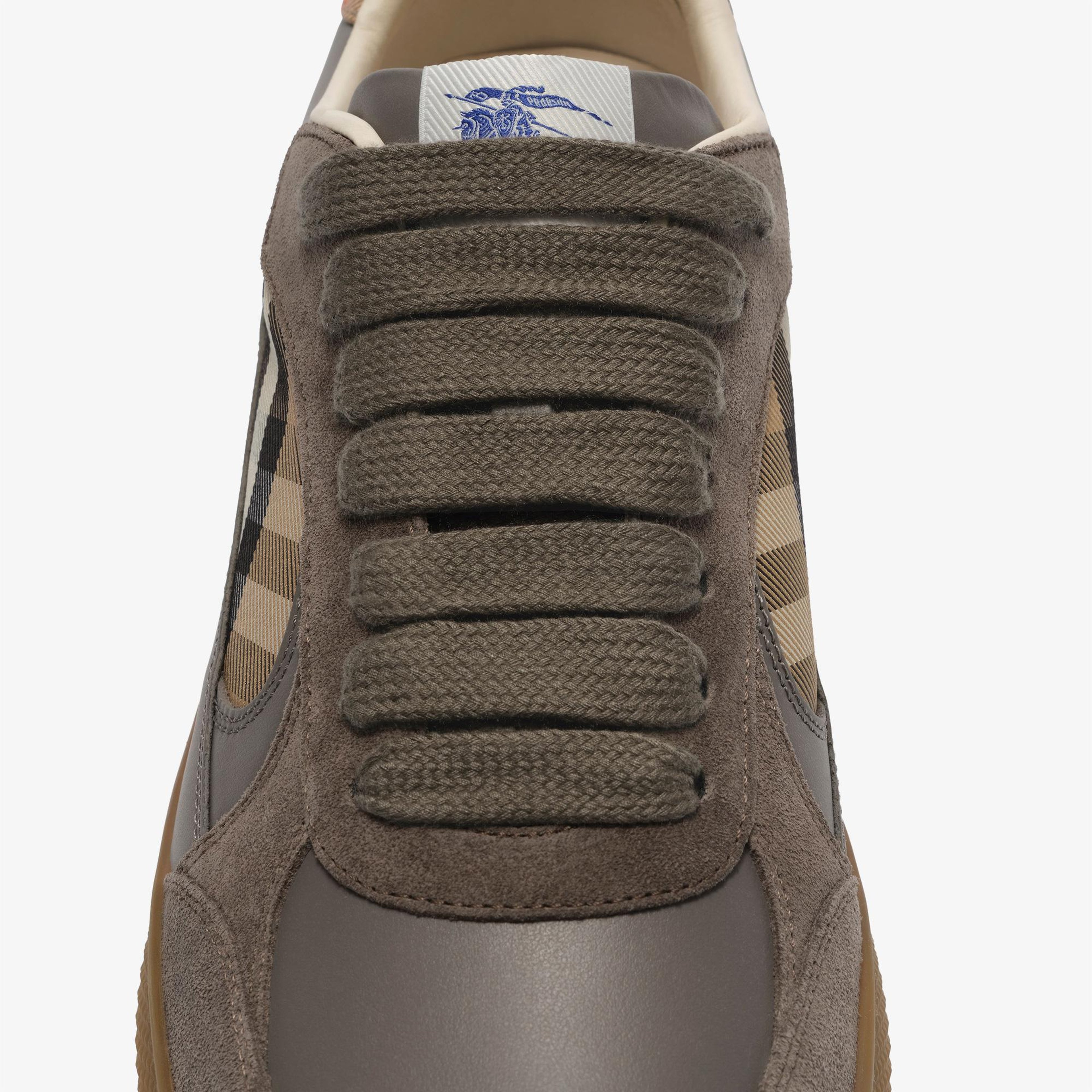 Burberry New Terrace Mix Erkek Bej Sneaker
