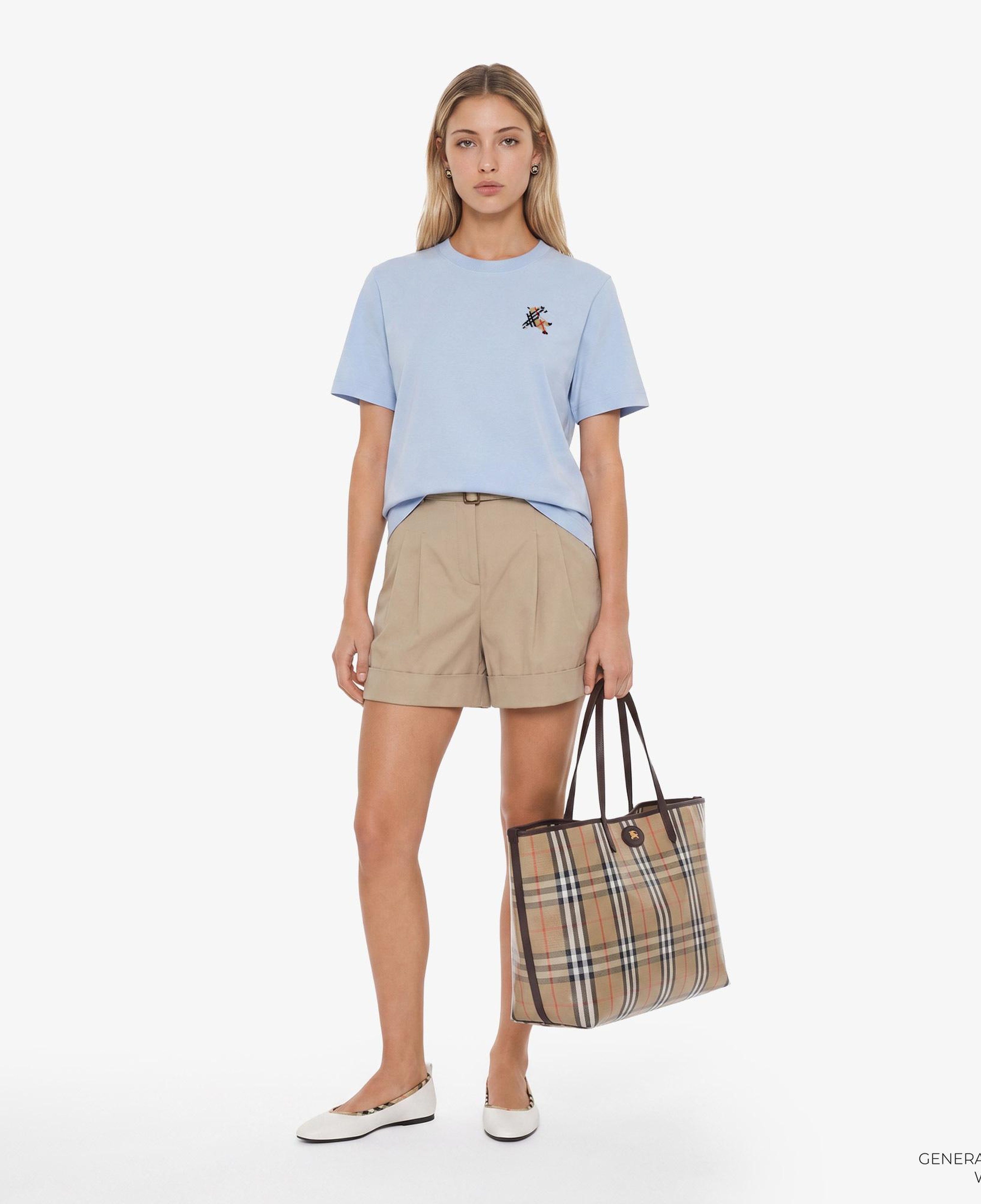 Burberry Frankie Ekd Kadın Mavi T-Shirt
