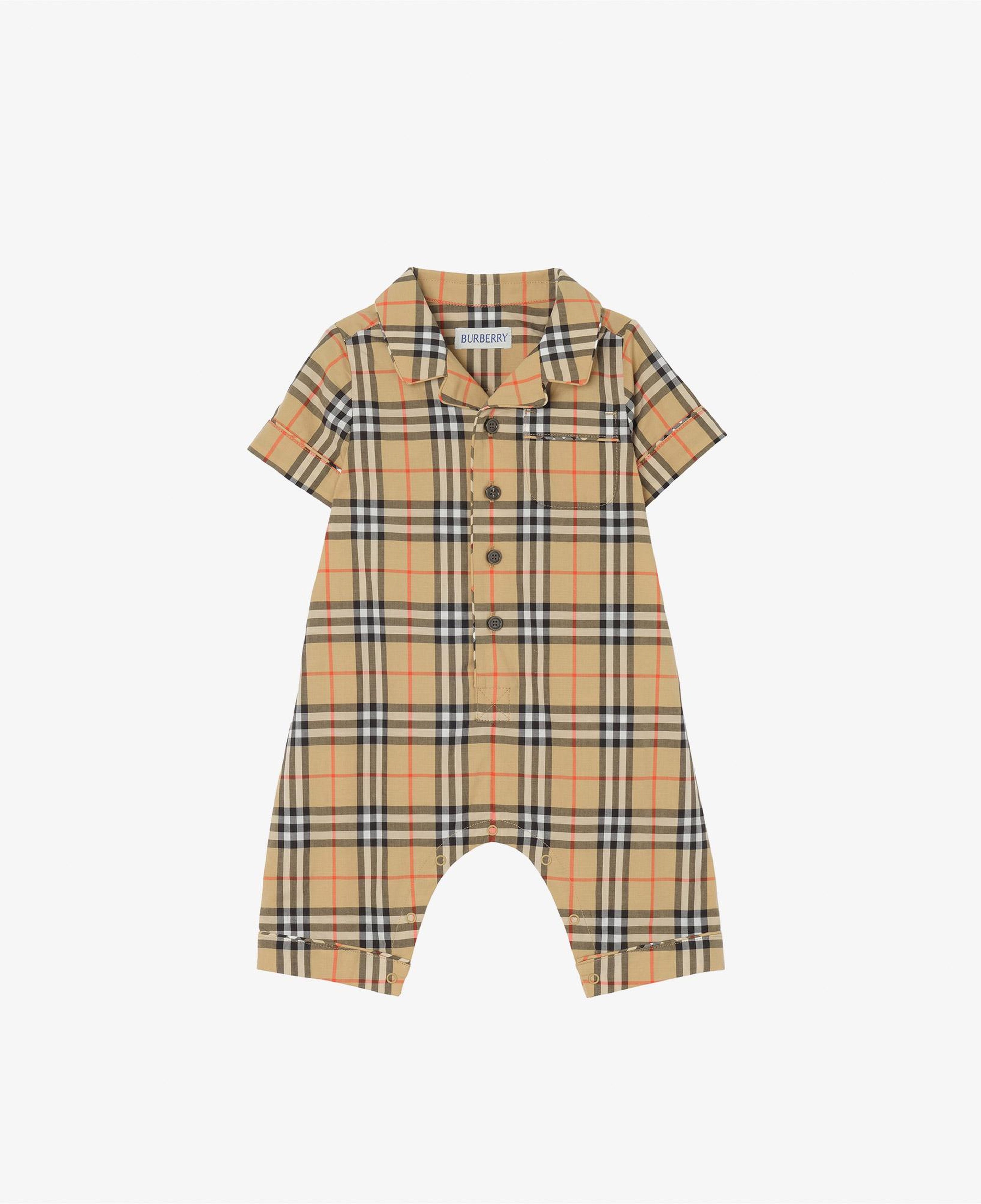 Burberry Andreas Pip Check Çocuk Bej Hediye Seti