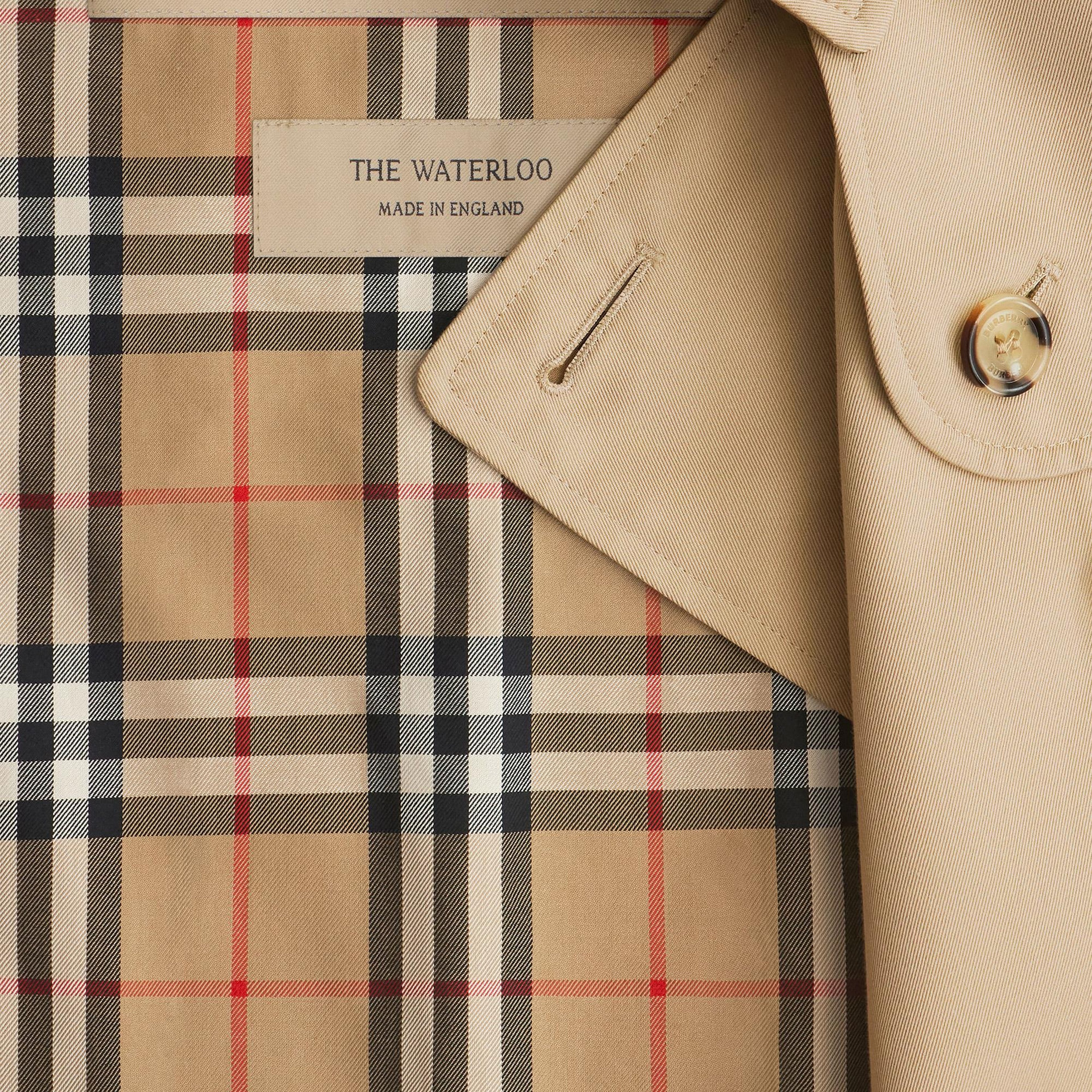 Burberry Long Waterloo Heritage Kadın Bej Trençkot