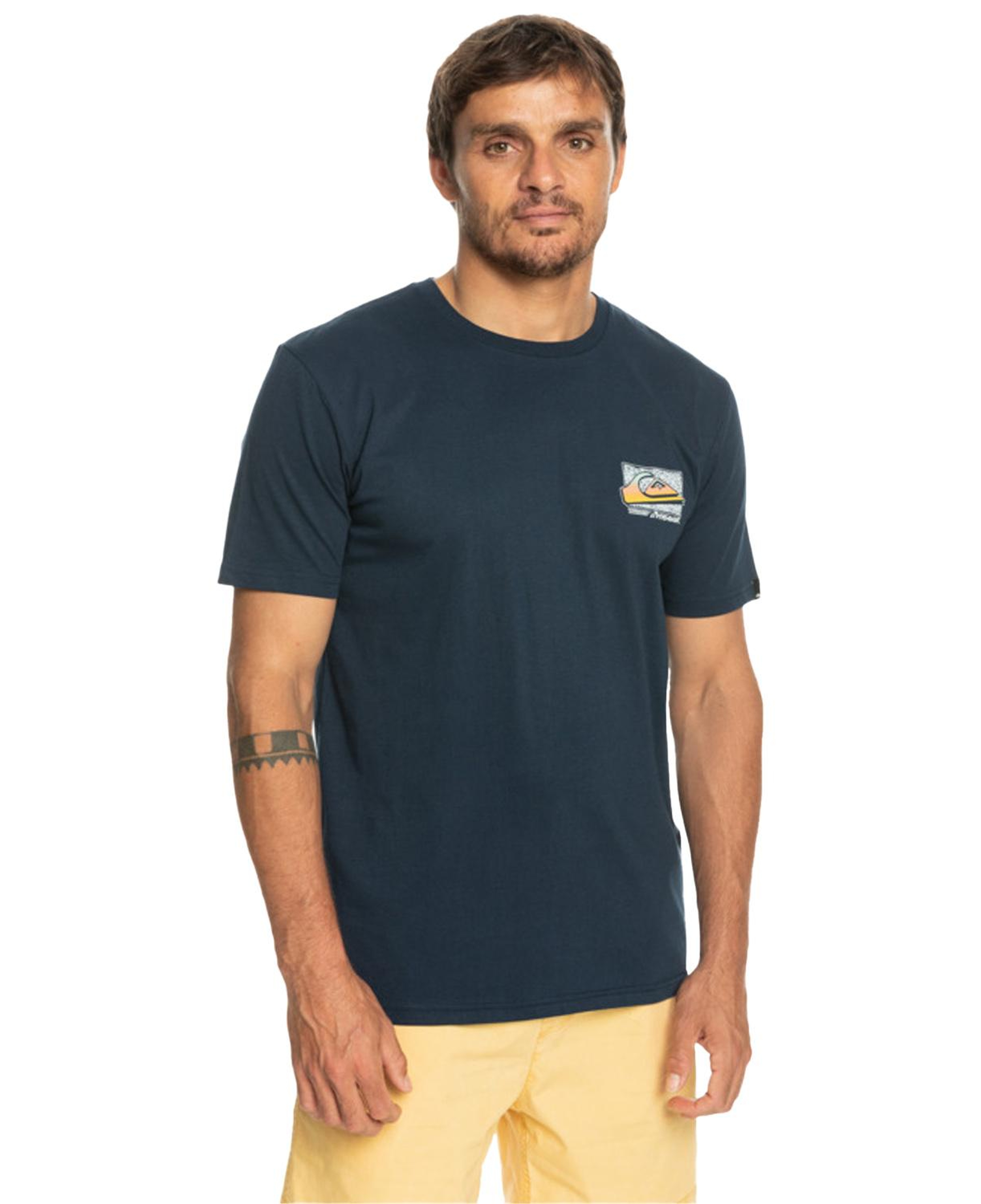 Quiksilver Retrofade Erkek Mavi Tişört