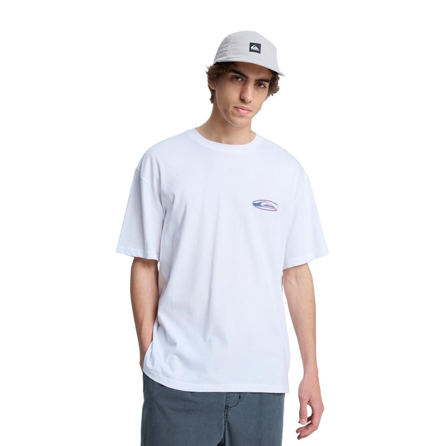Quiksilver Quikglobe Erkek Beyaz Tişört