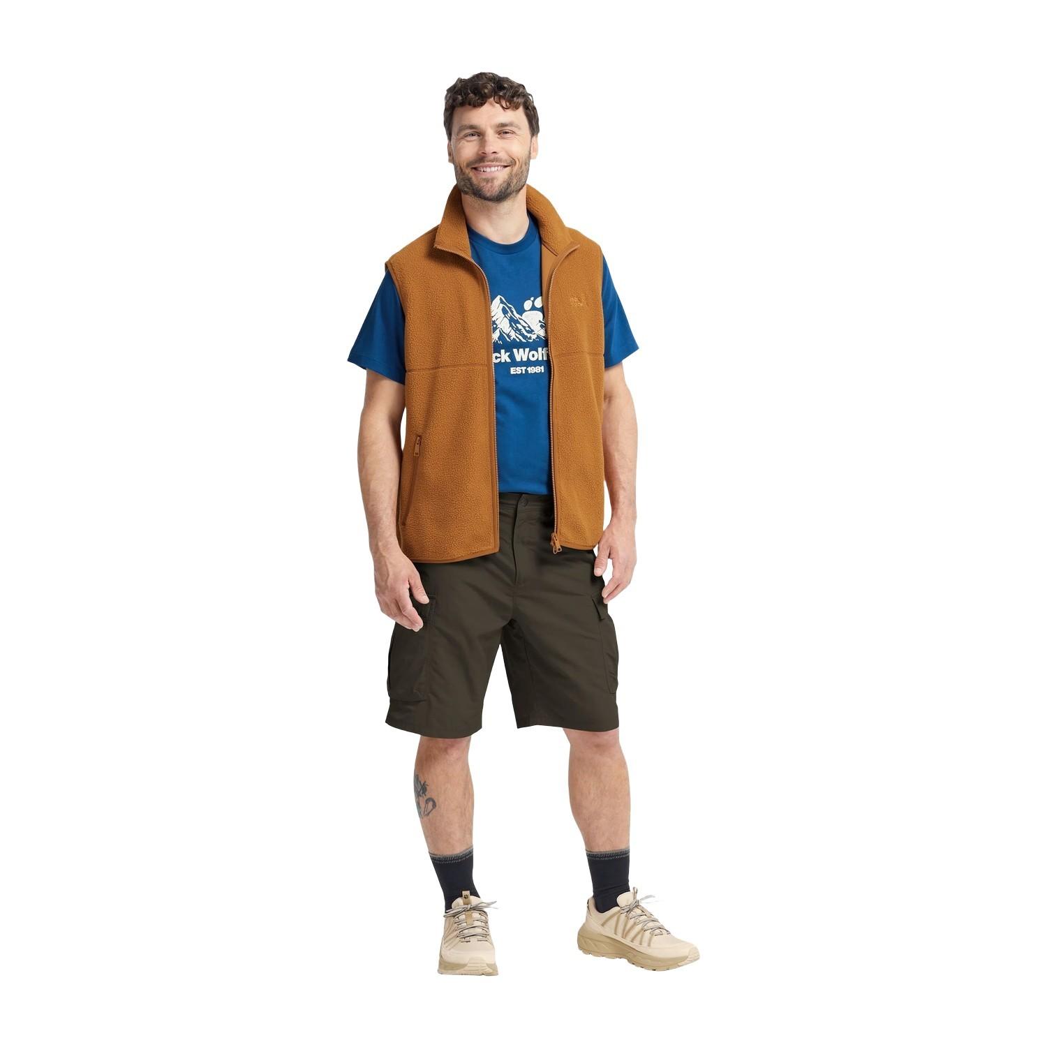 Jack Wolfskin Duneland Cargo Shorts Erkek Yeşil Şort