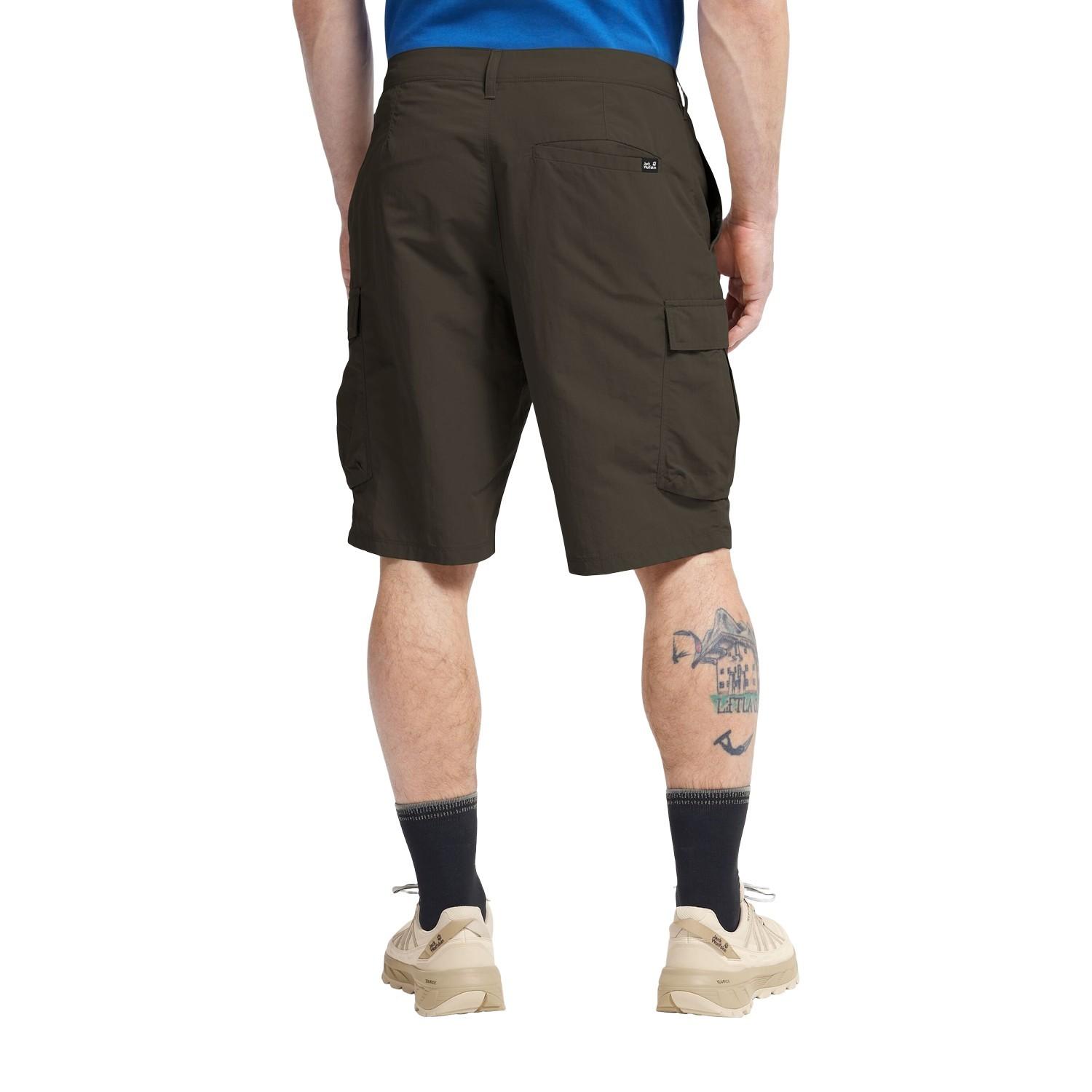 Jack Wolfskin Duneland Cargo Shorts Erkek Yeşil Şort