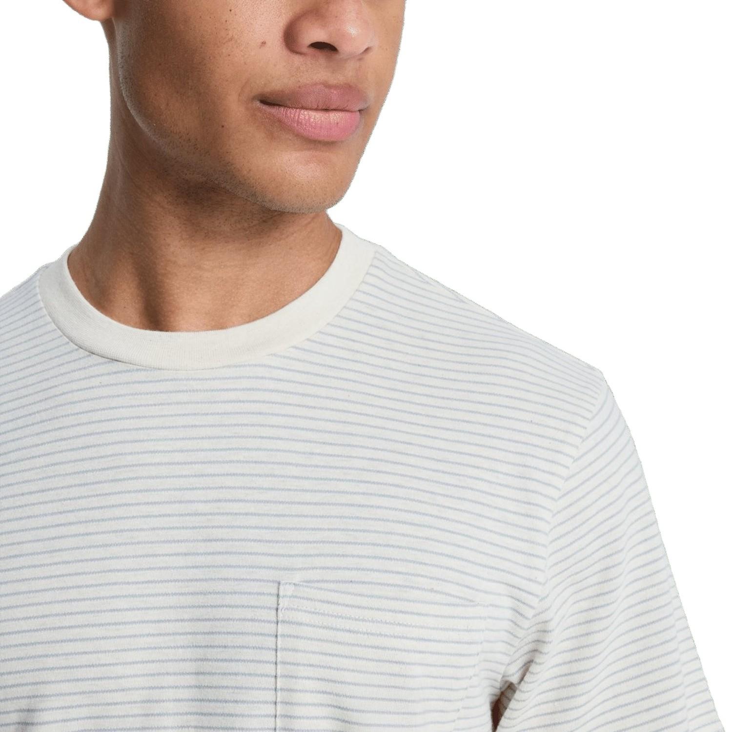 Quiksilver Lopaz Striped Erkek Bej Tişört