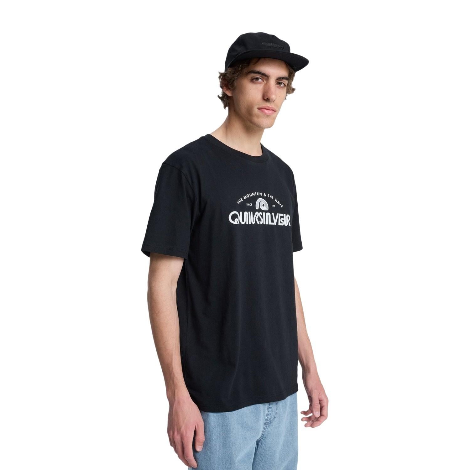 Quiksilver Ev Vista Erkek Siyah Tişört