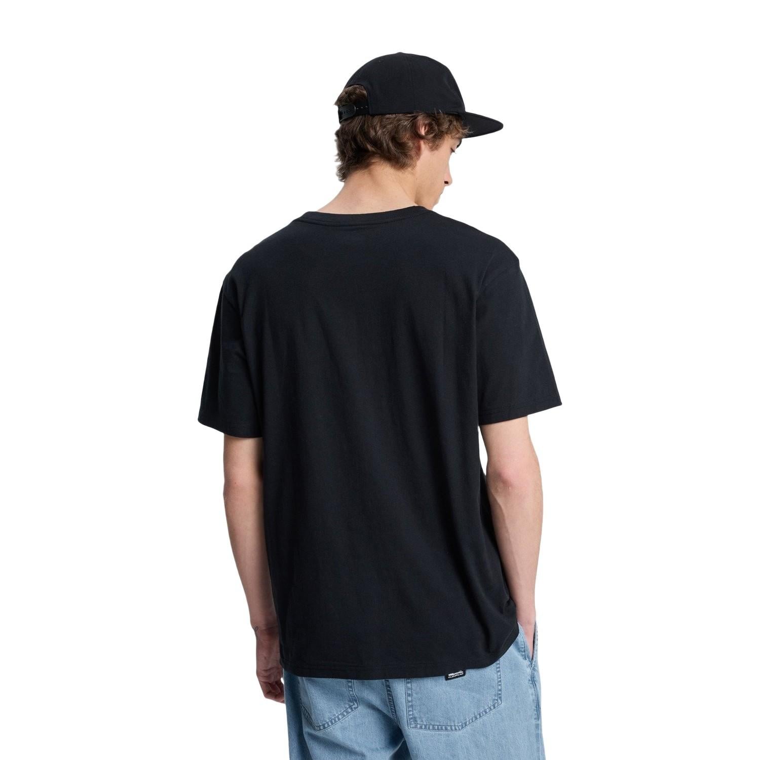Quiksilver Ev Vista Erkek Siyah Tişört