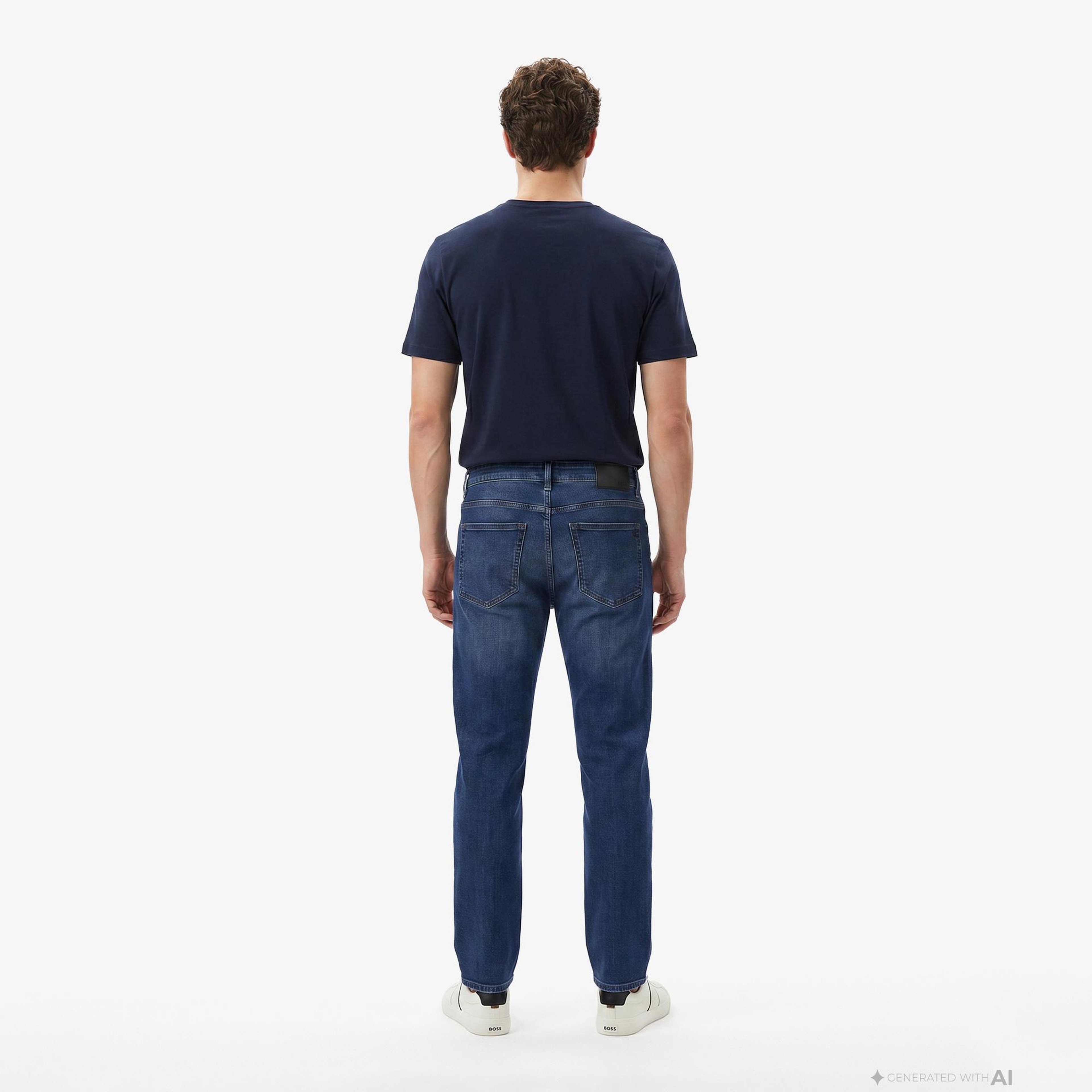 Boss Delaware Erkek Mavi Jean