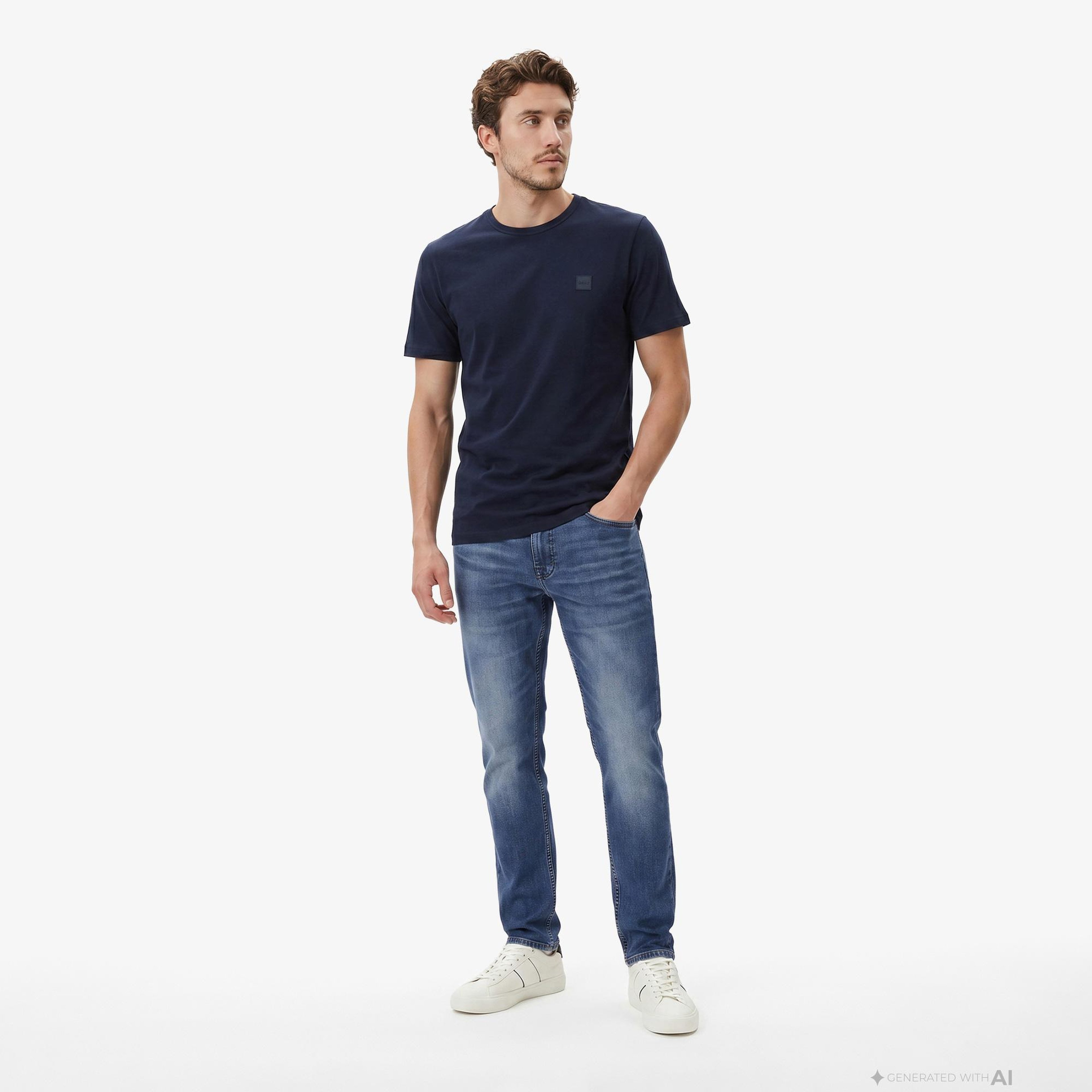 Boss Delaware Erkek Mavi Jean