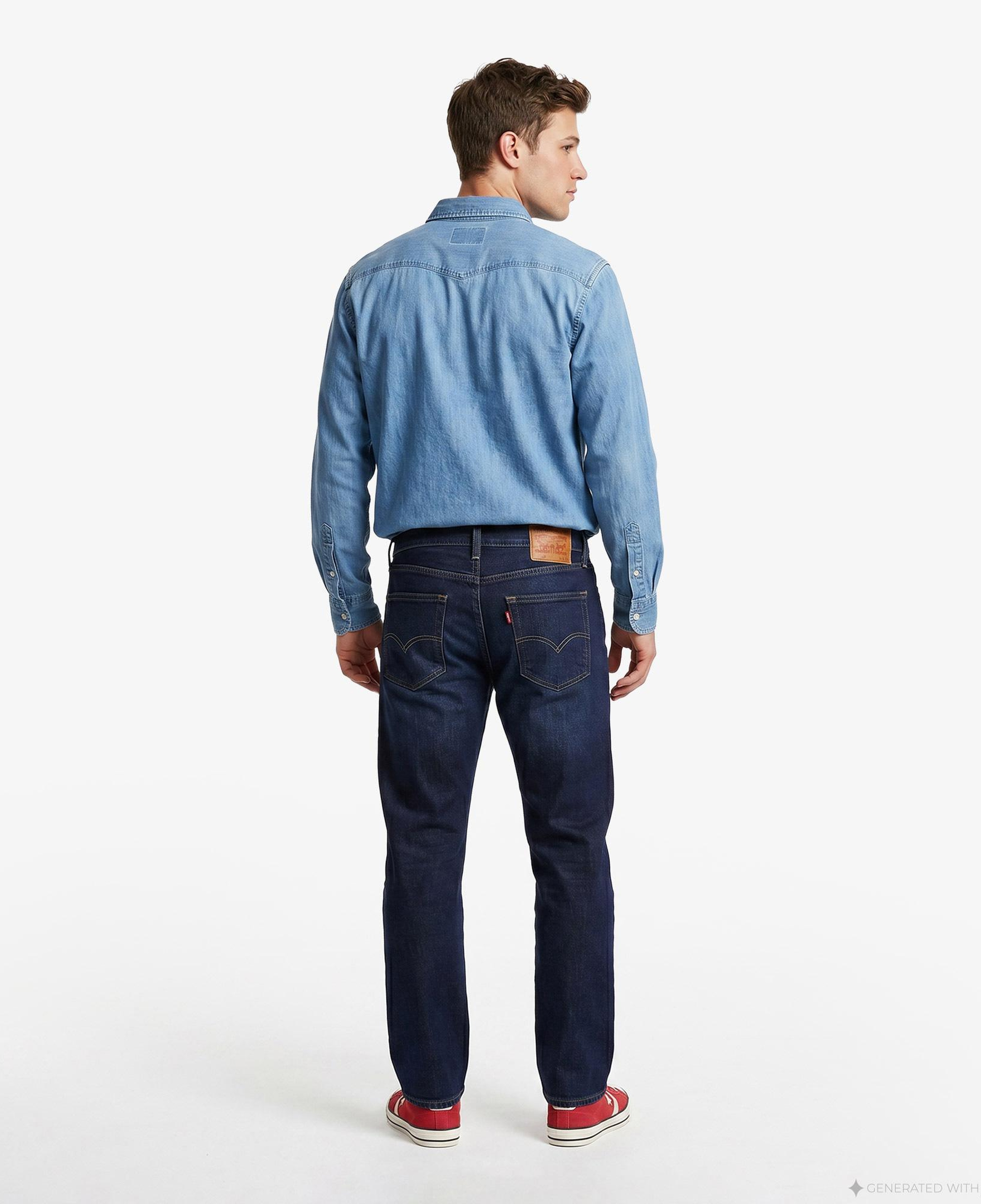 Levi's 502 Taper Free As A Bird Lacivert Erkek Jean