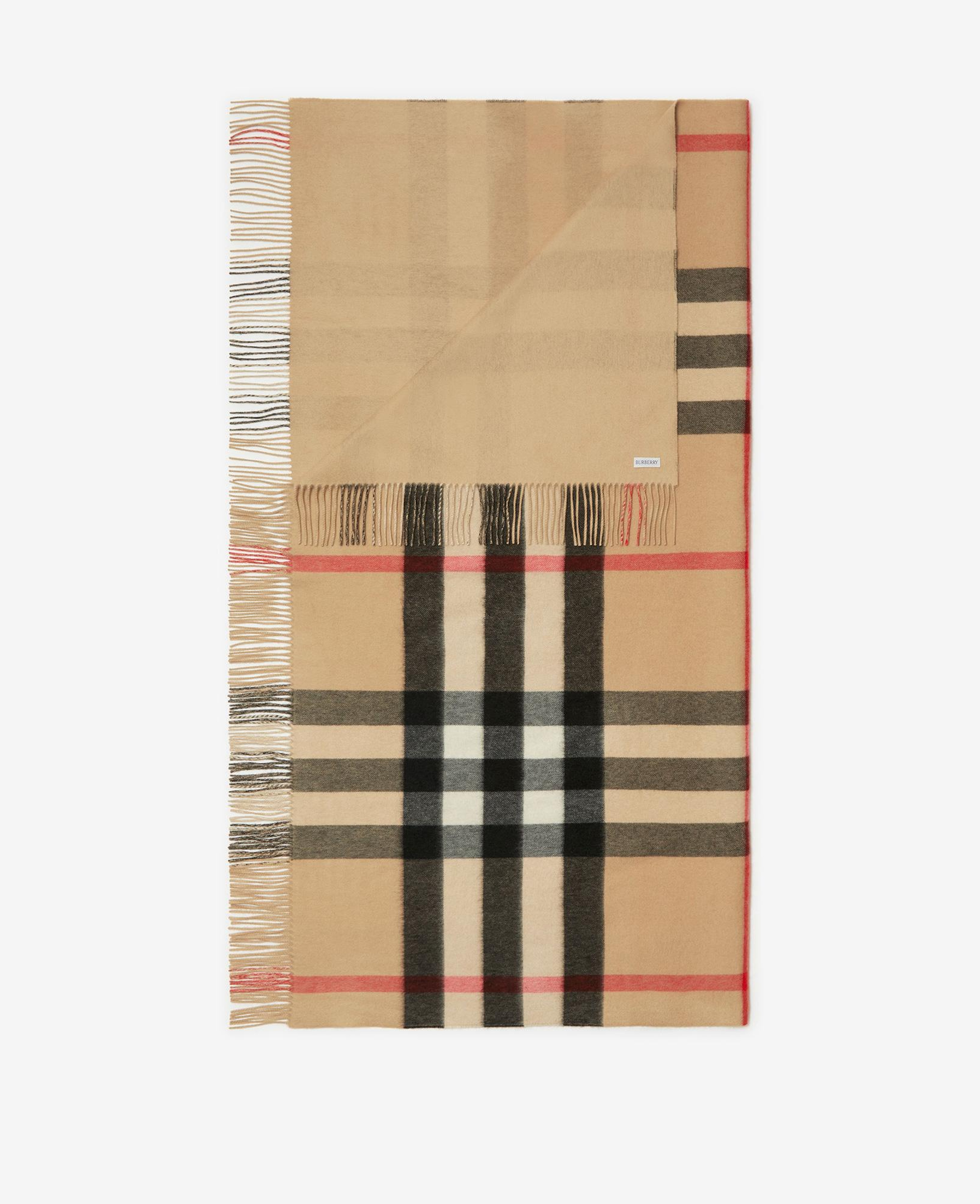 Burberry Cashmere Blanket Kadın Bej Battaniye