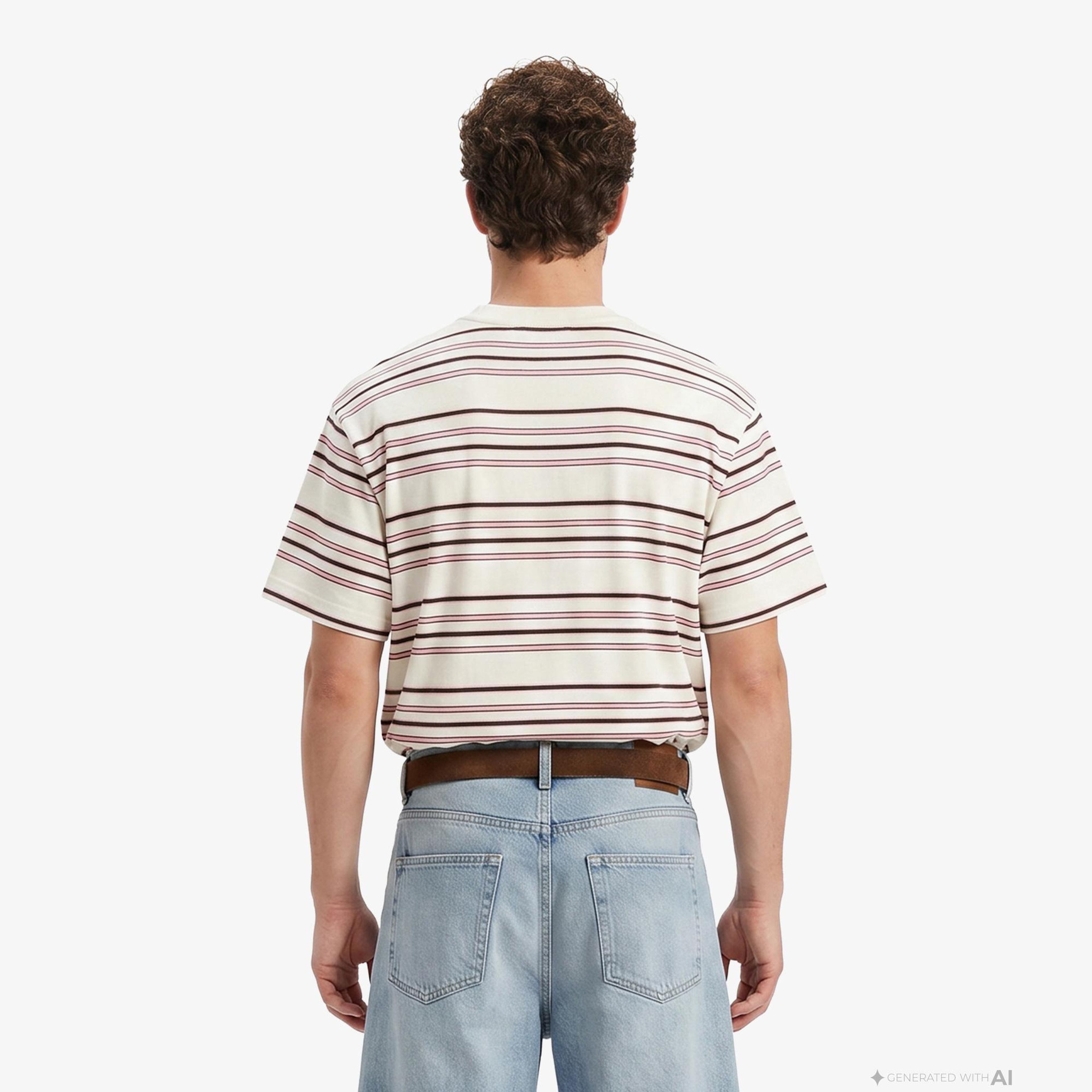 Dickies East Liberty Stripe Erkek Renkli T-Shirt