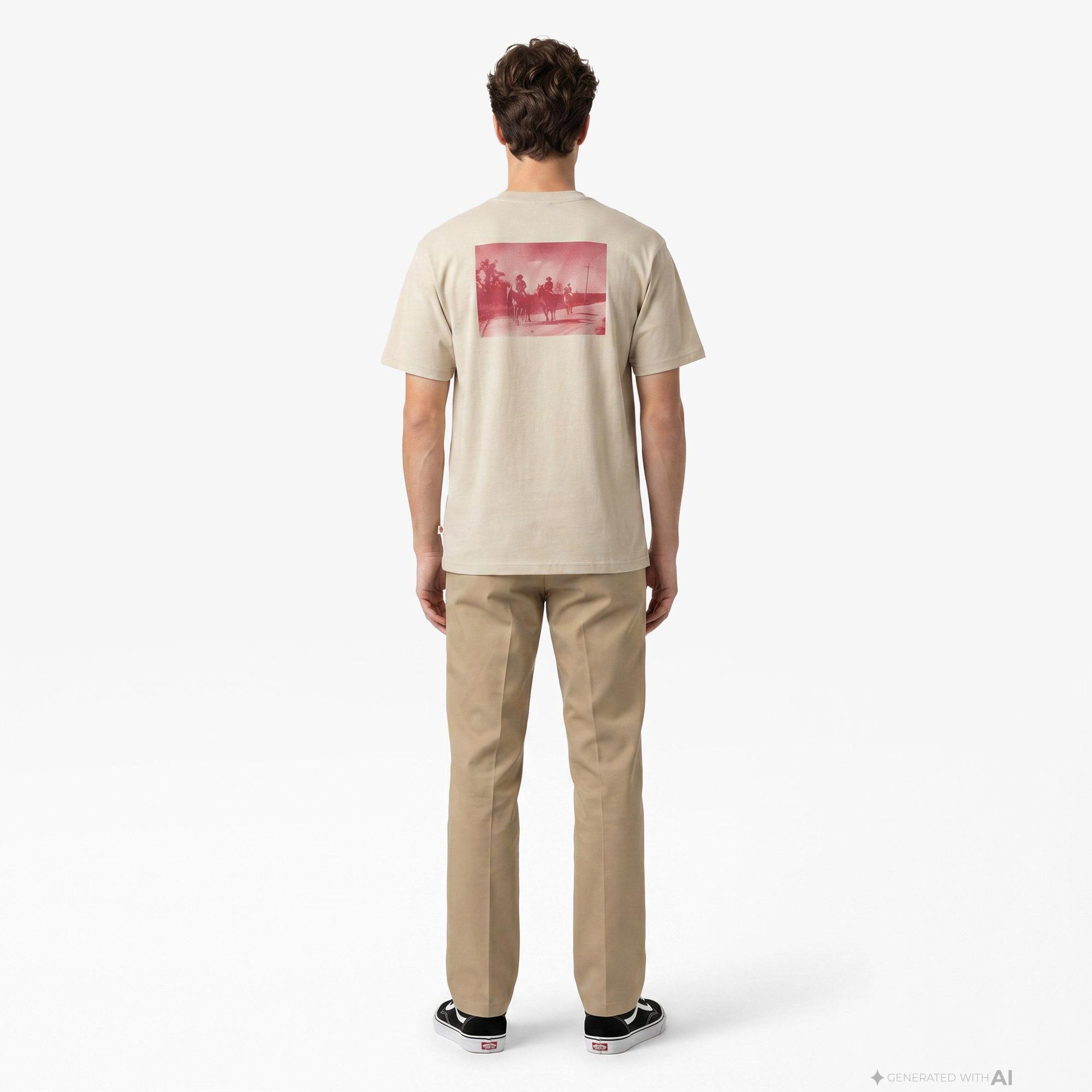 Dickies Millville Erkek Bej T-Shirt