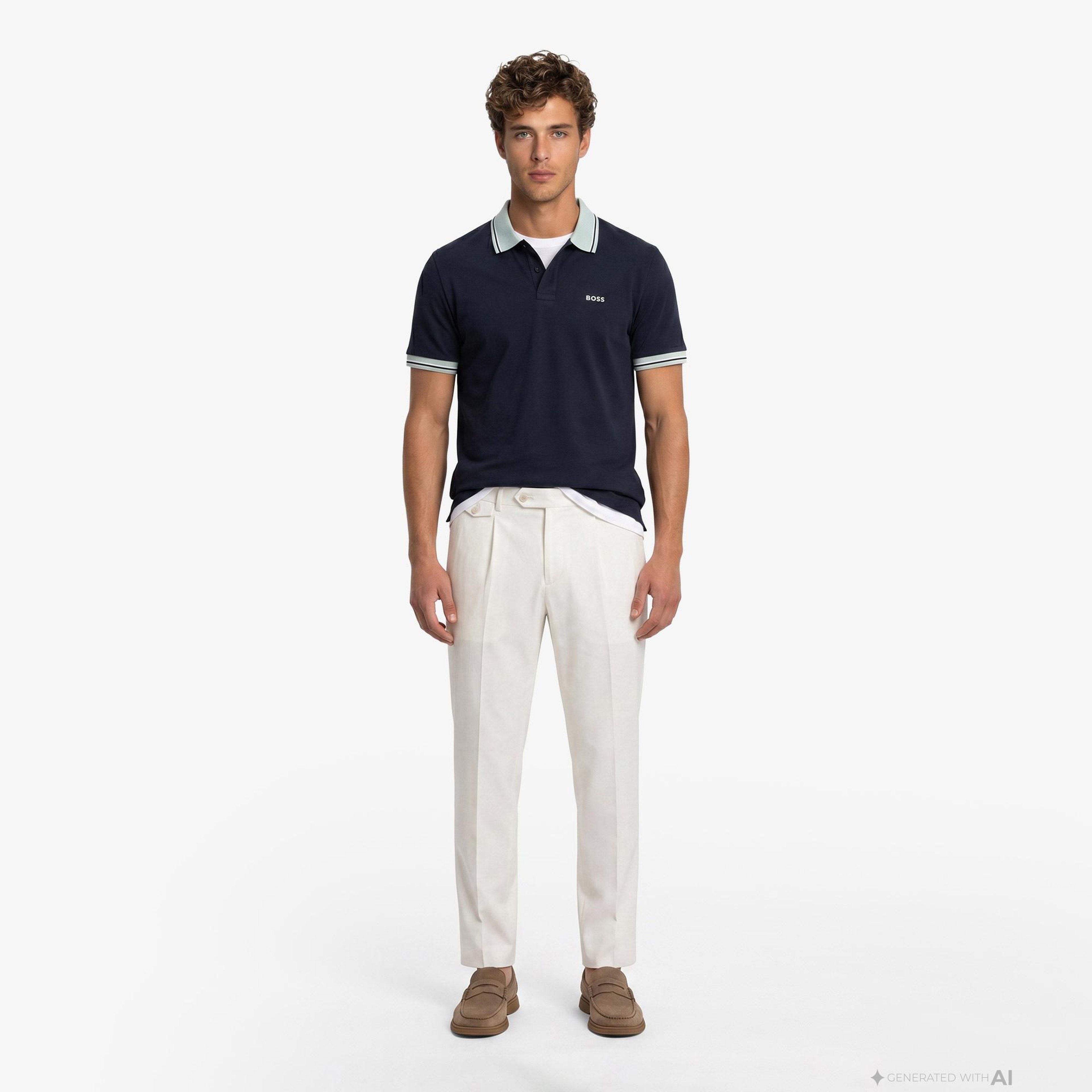 Boss Erkek Lacivert Polo