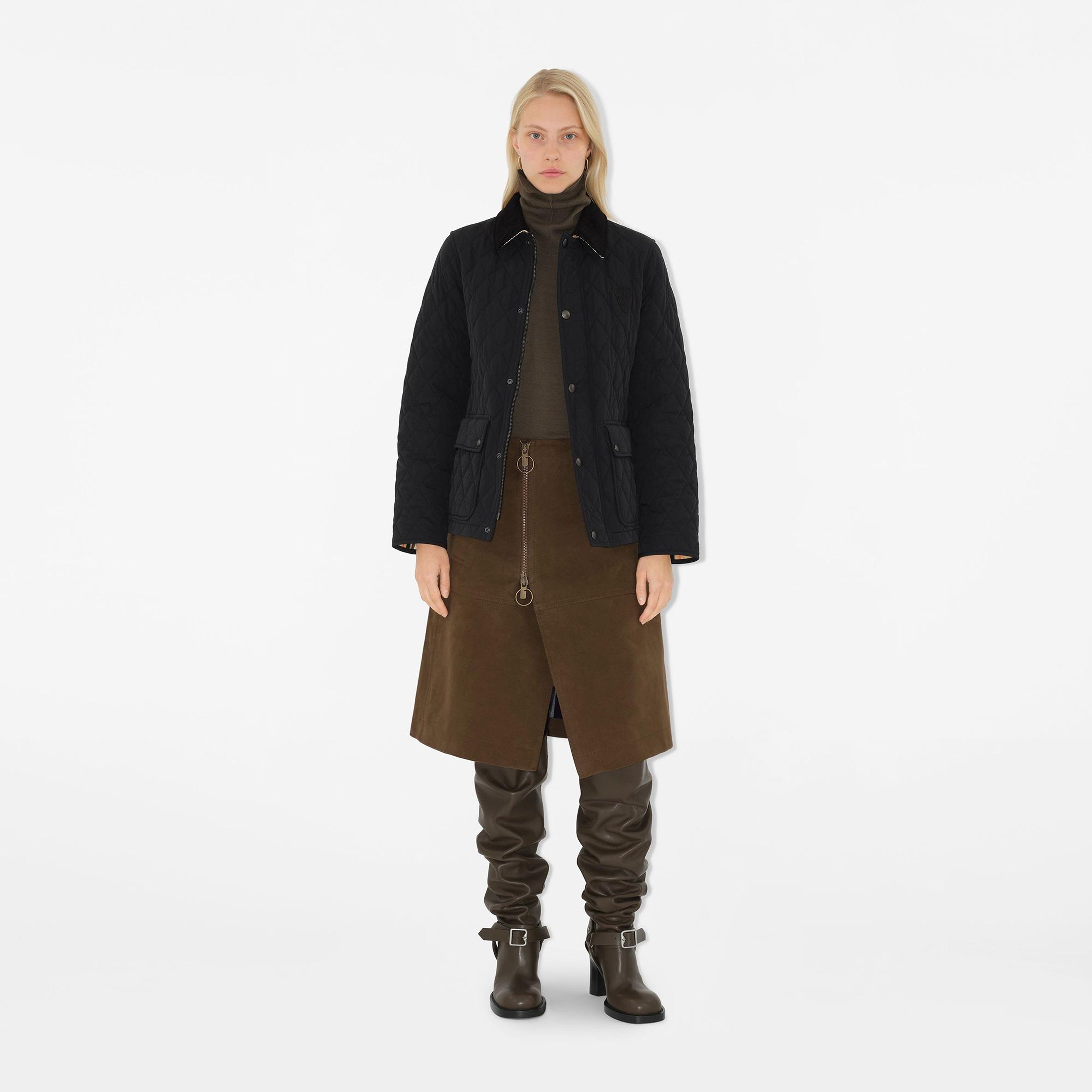 Burberry Kadın Siyah Mont