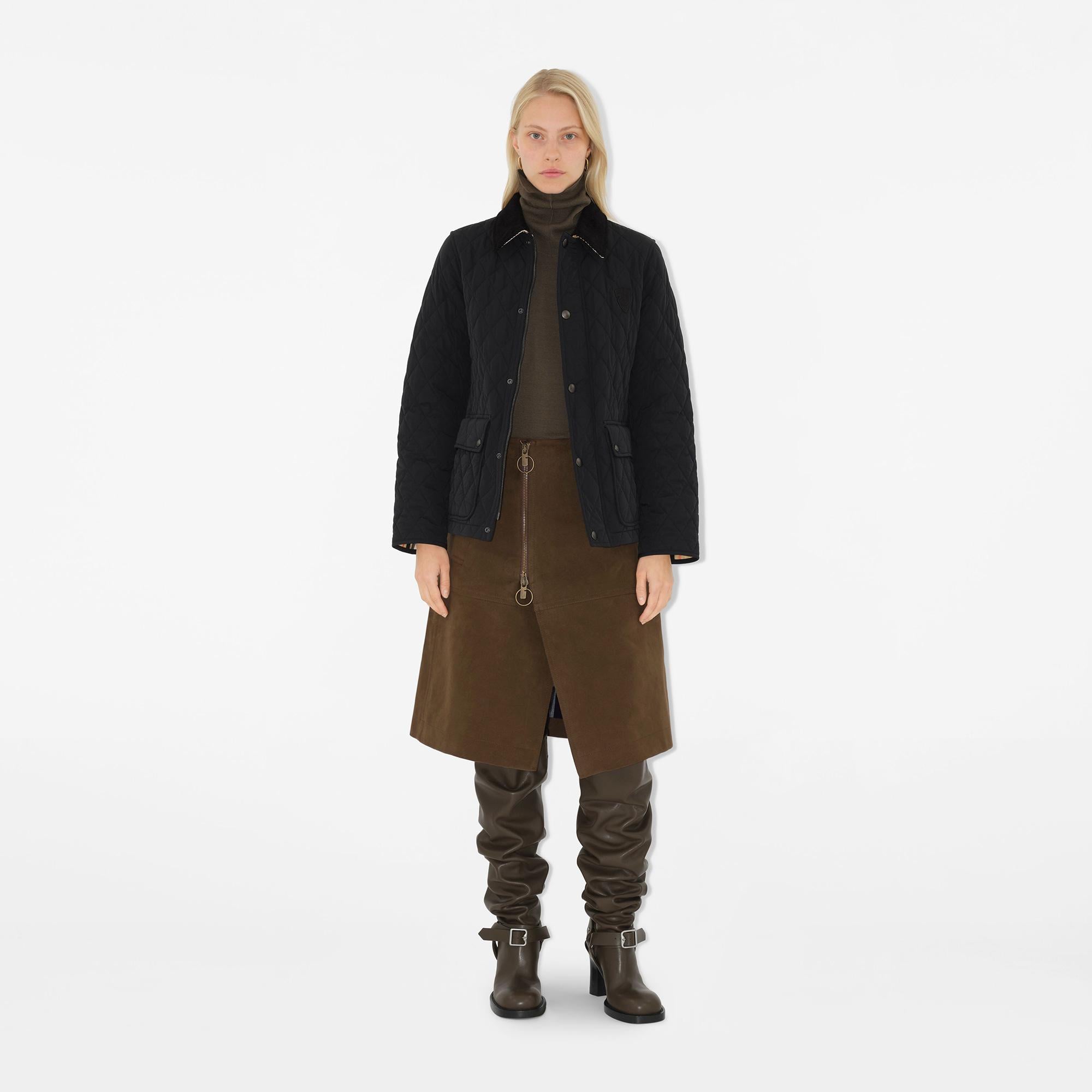 Burberry Kadın Siyah Mont