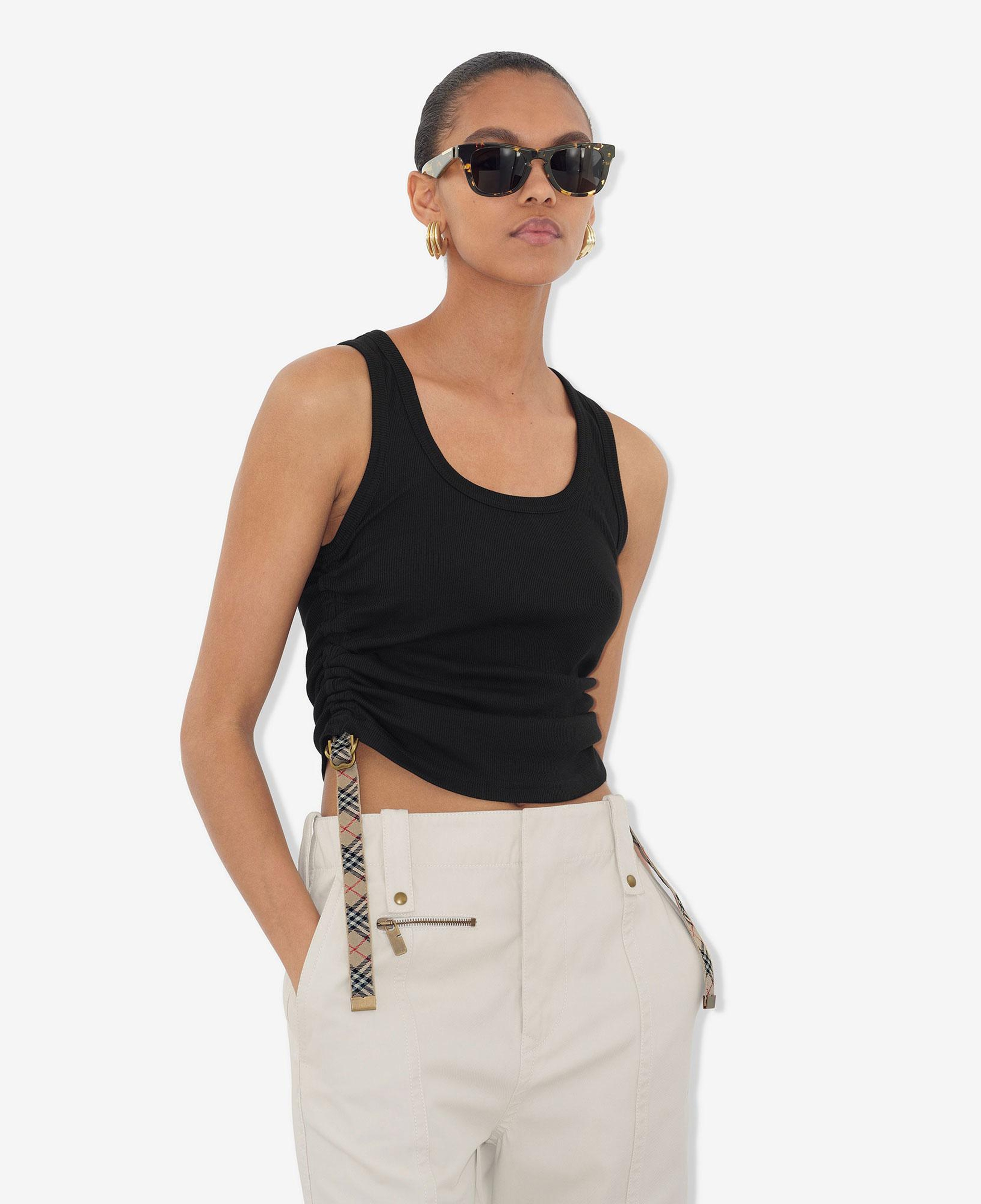 Burberry Festival Tank Kadın Siyah T-Shirt