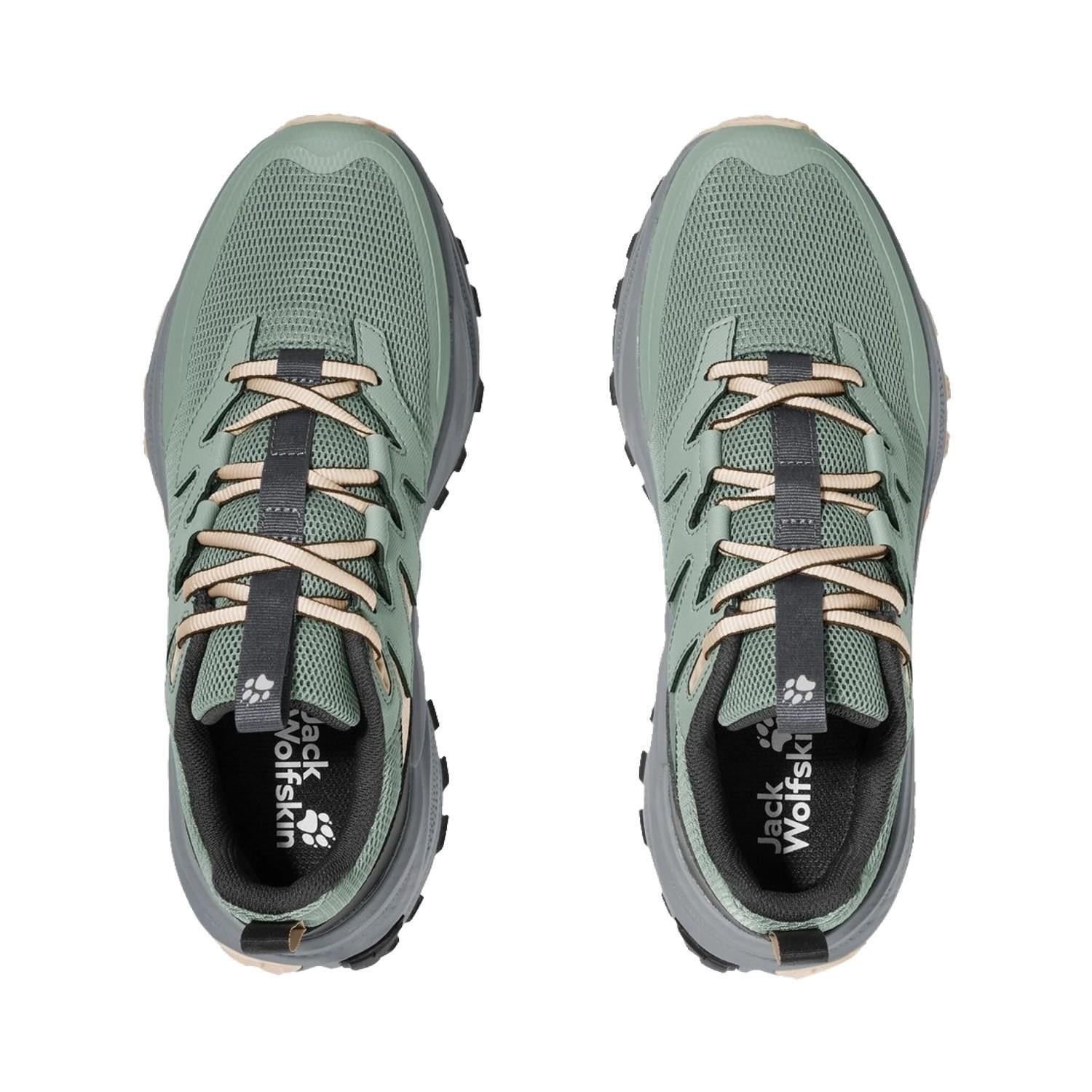 Jack Wolfskin Ps Trail Low Kadın Yeşil Outdoor Ayakkabı