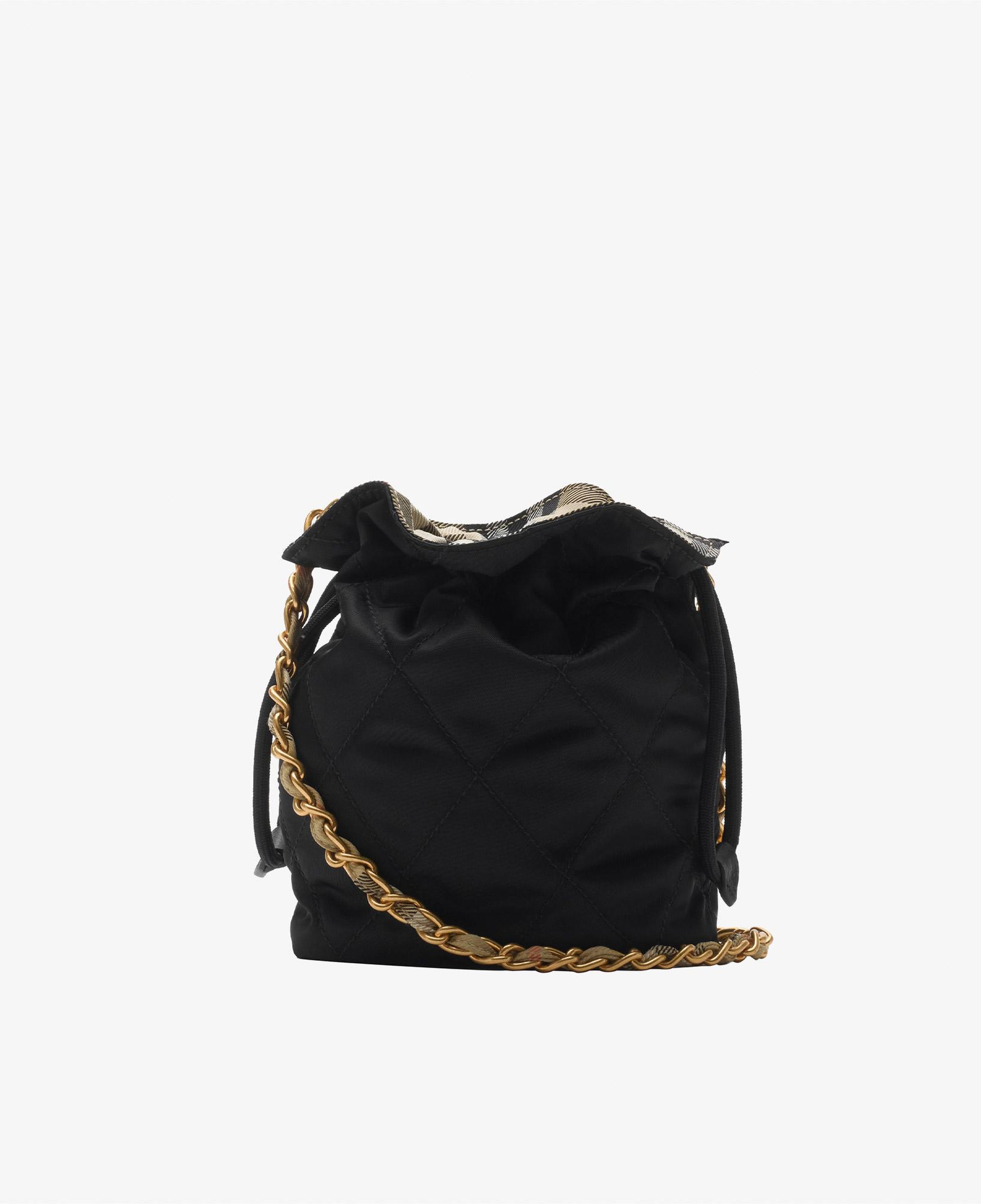 Burberry Horseshoe Pouch Nyn Kadın Siyah Omuz Çantası