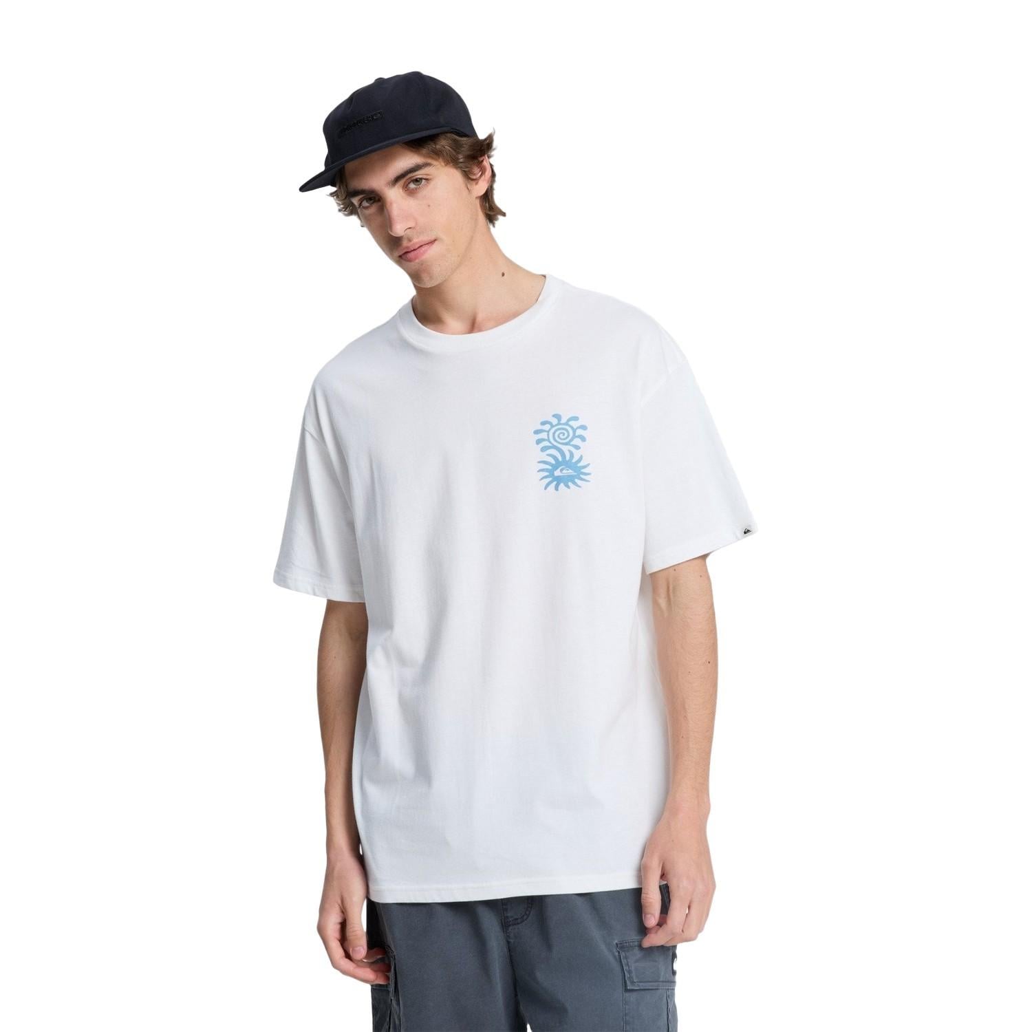 Quiksilver Evo Blossom Of Erkek Beyaz Tişört