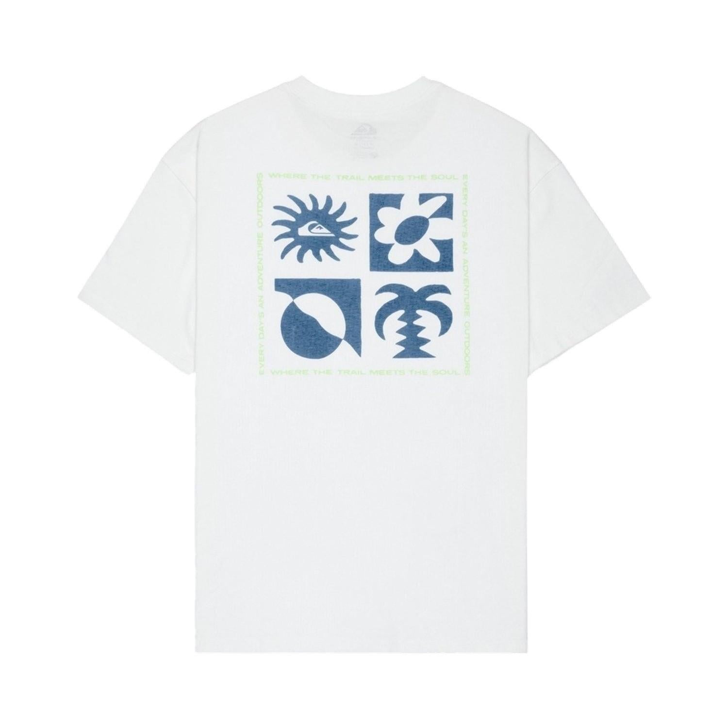Quiksilver Evo Blossom Of Erkek Beyaz Tişört