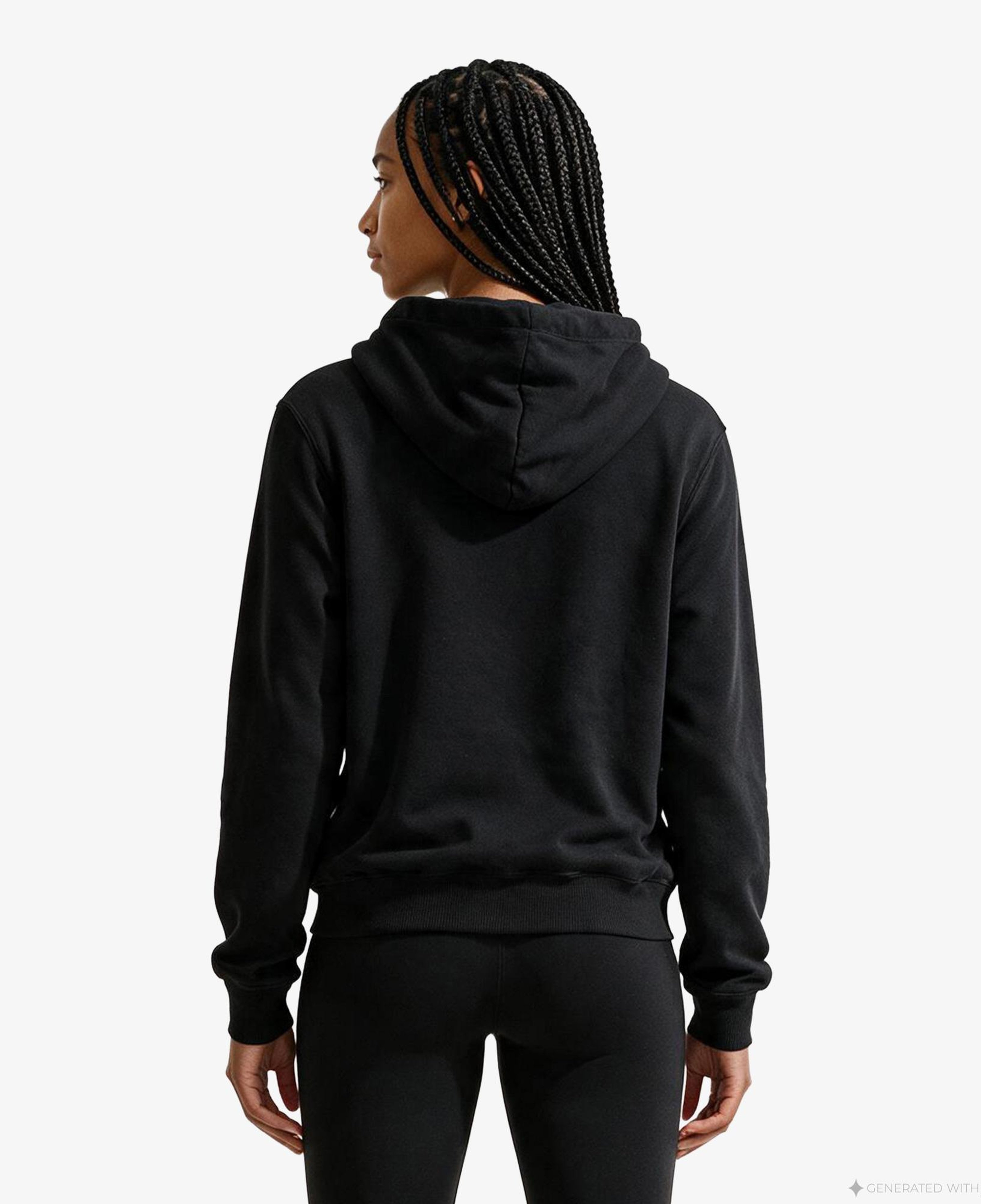 Nike Studio Fleece Kadın Siyah Hoodie