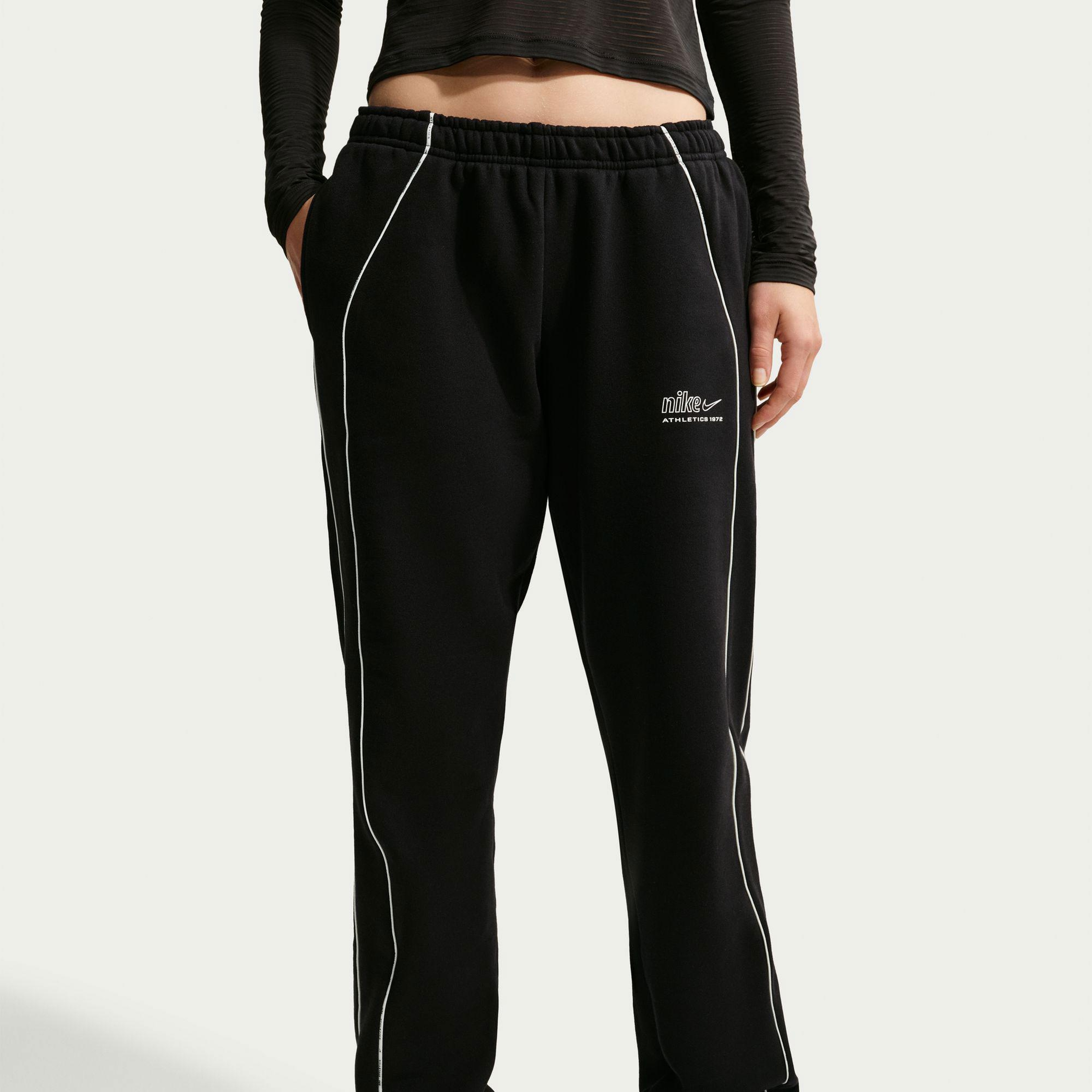 Nike Studio Fleece Kadın Siyah Eşofman Altı