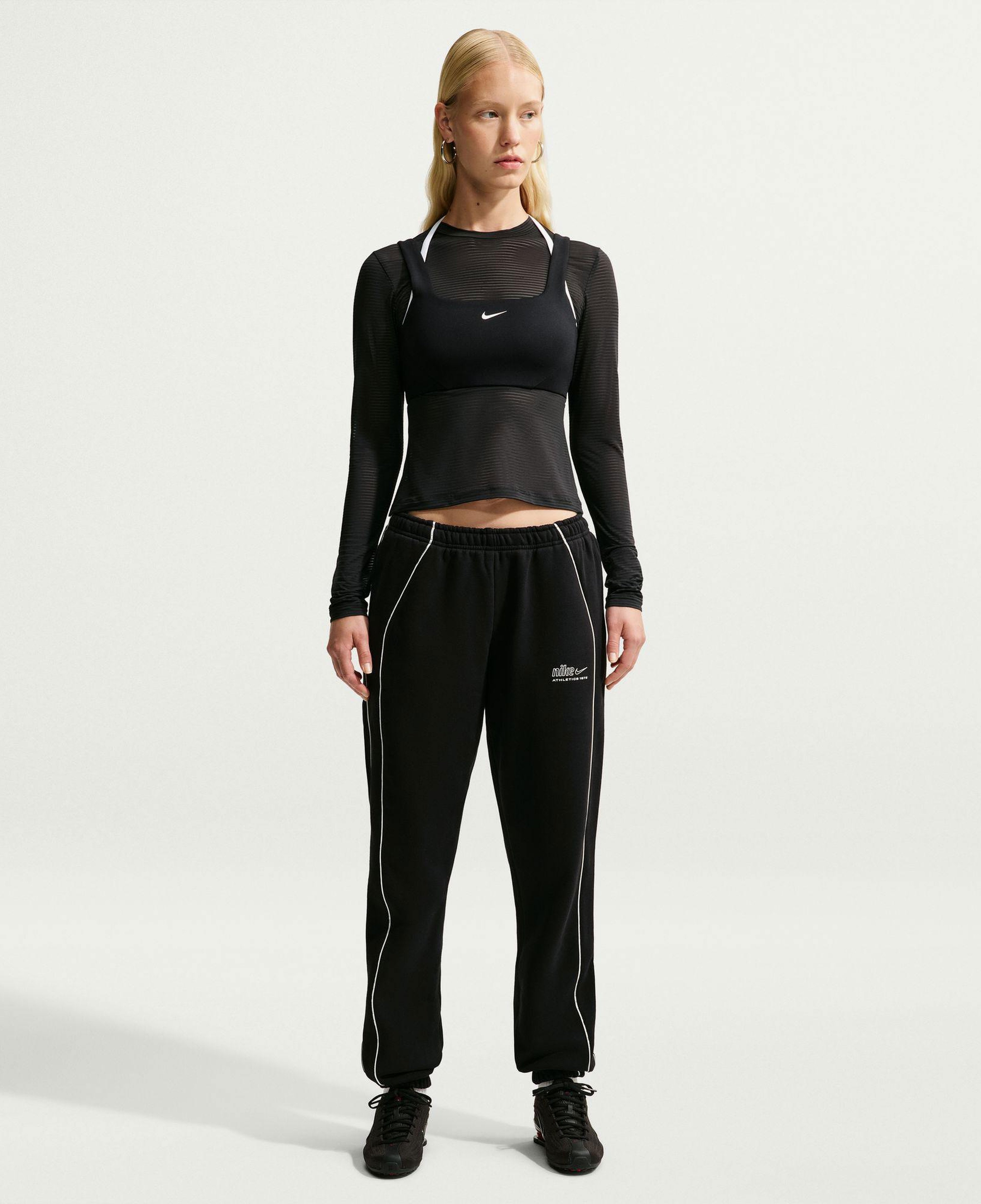 Nike Studio Fleece Kadın Siyah Eşofman Altı