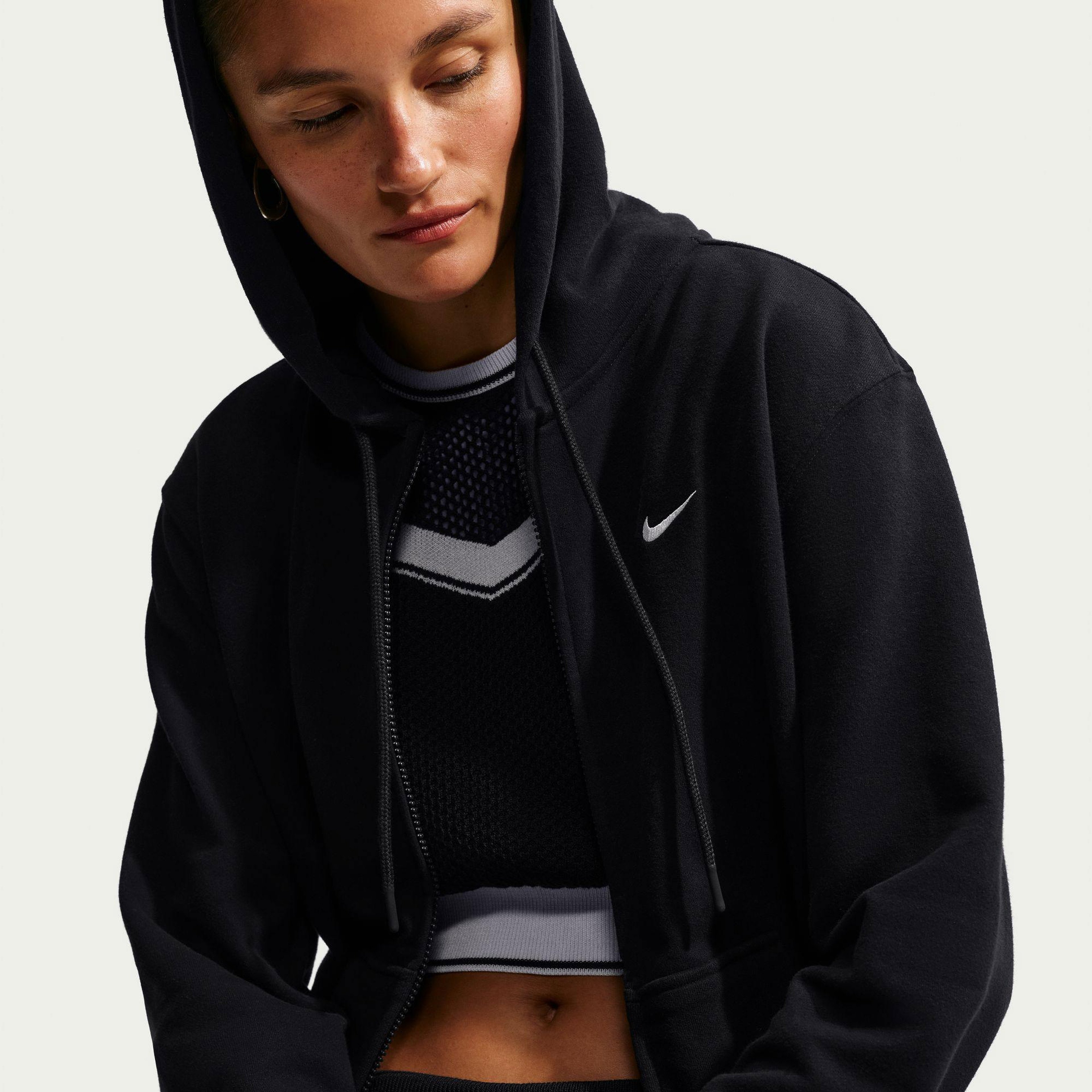 Nike Studio Fleece Kadın Siyah Eşofman Üstü