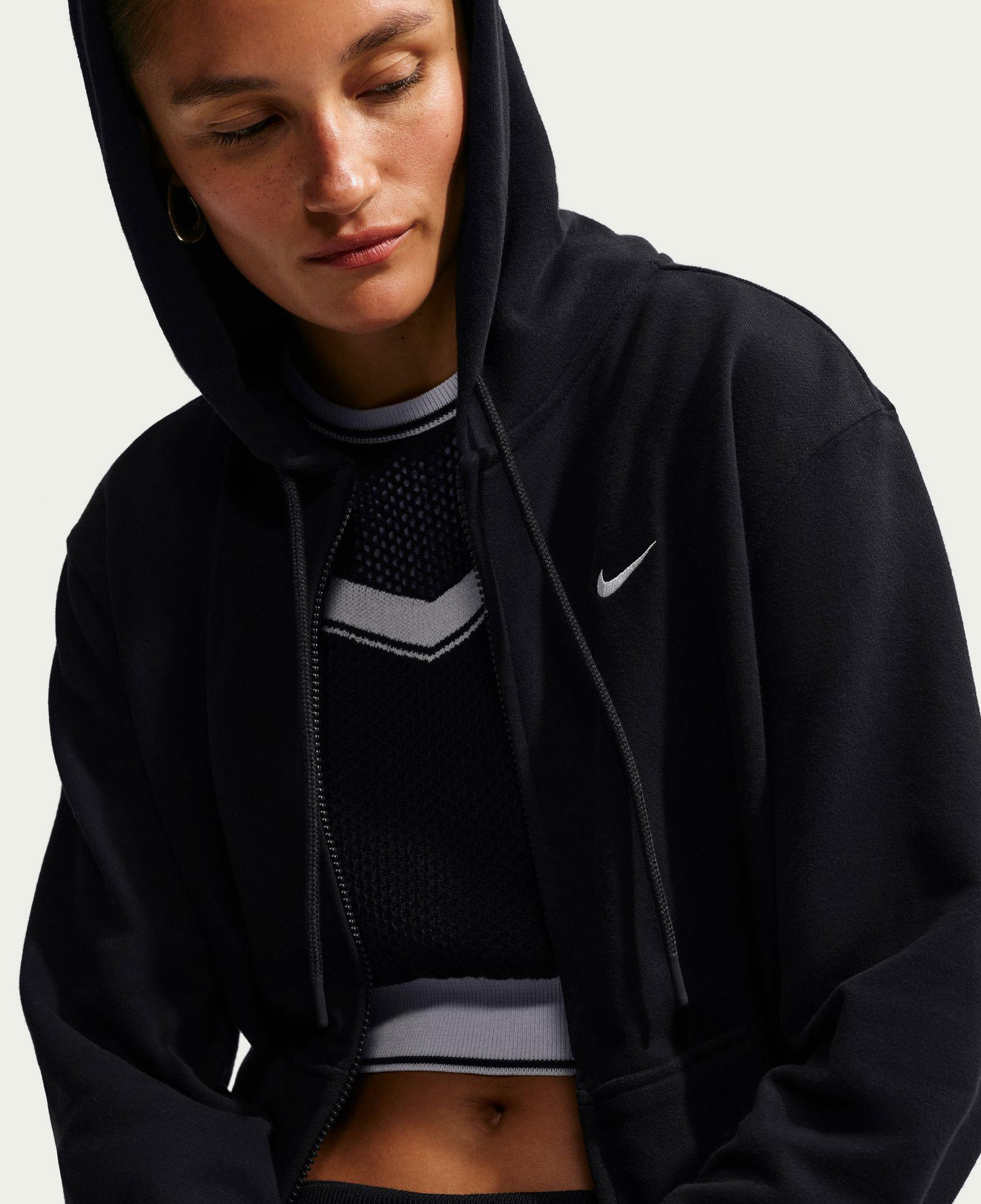 Nike Studio Fleece Kadın Siyah Eşofman Üstü
