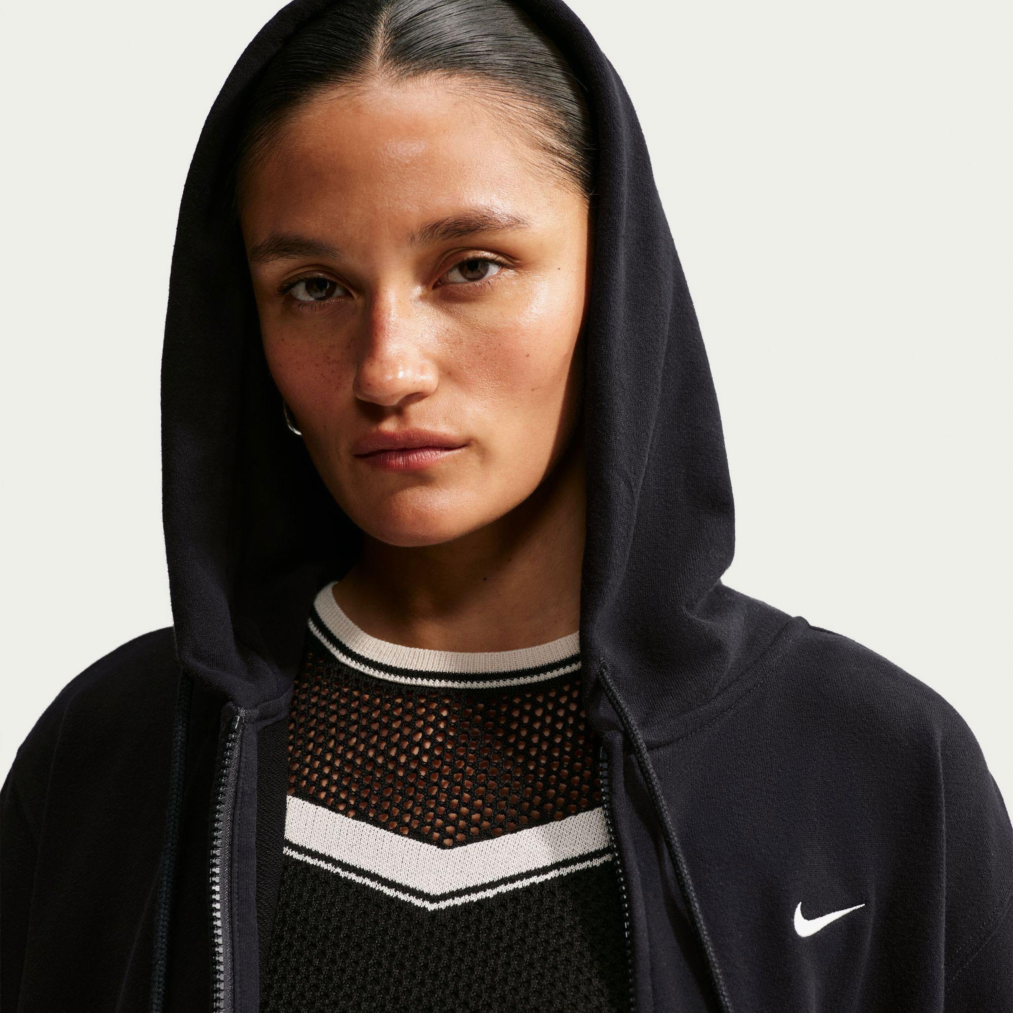 Nike Studio Fleece Kadın Siyah Eşofman Üstü