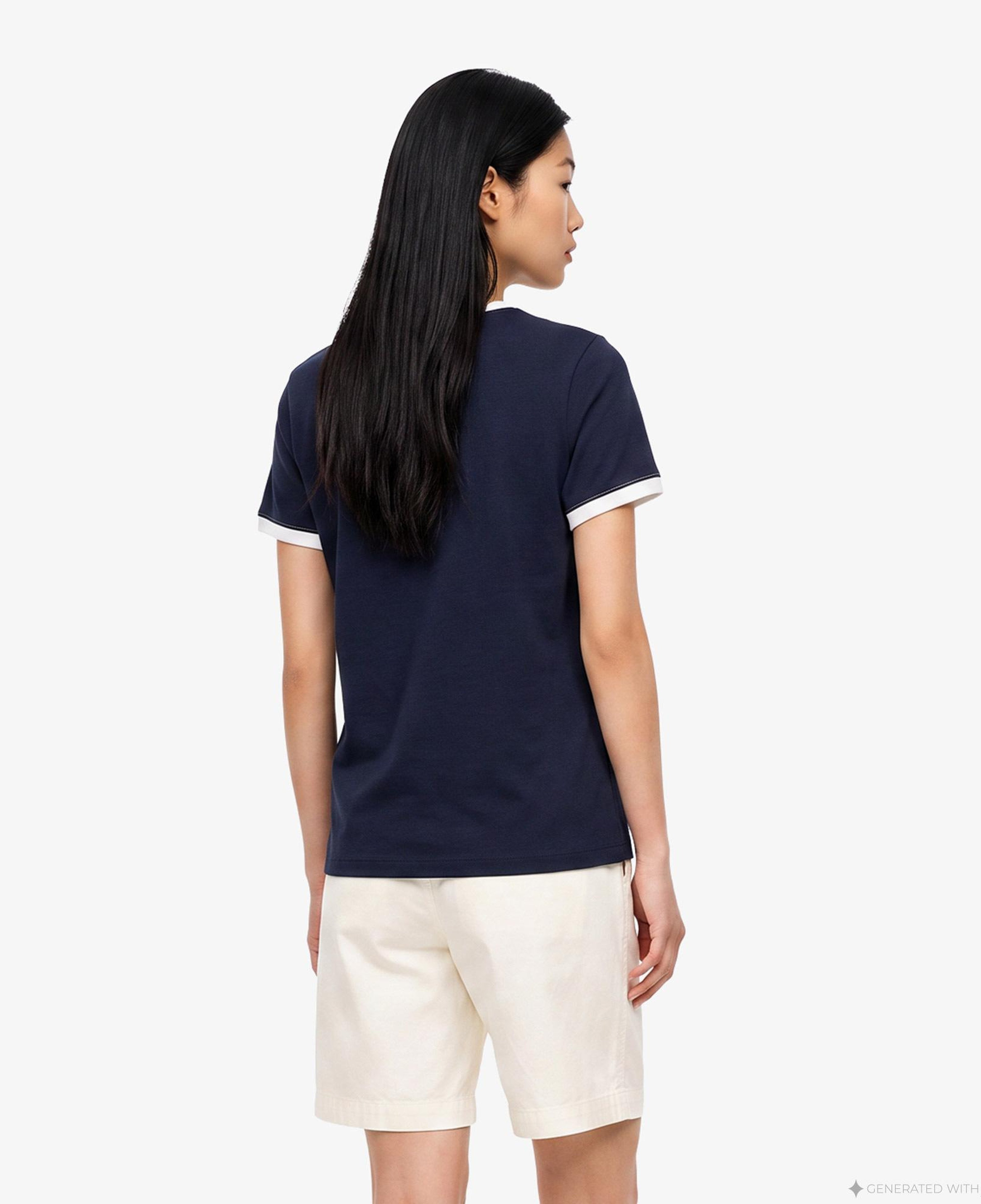 Tommy Hilfiger Roundal Kadın Lacivert T-Shirt