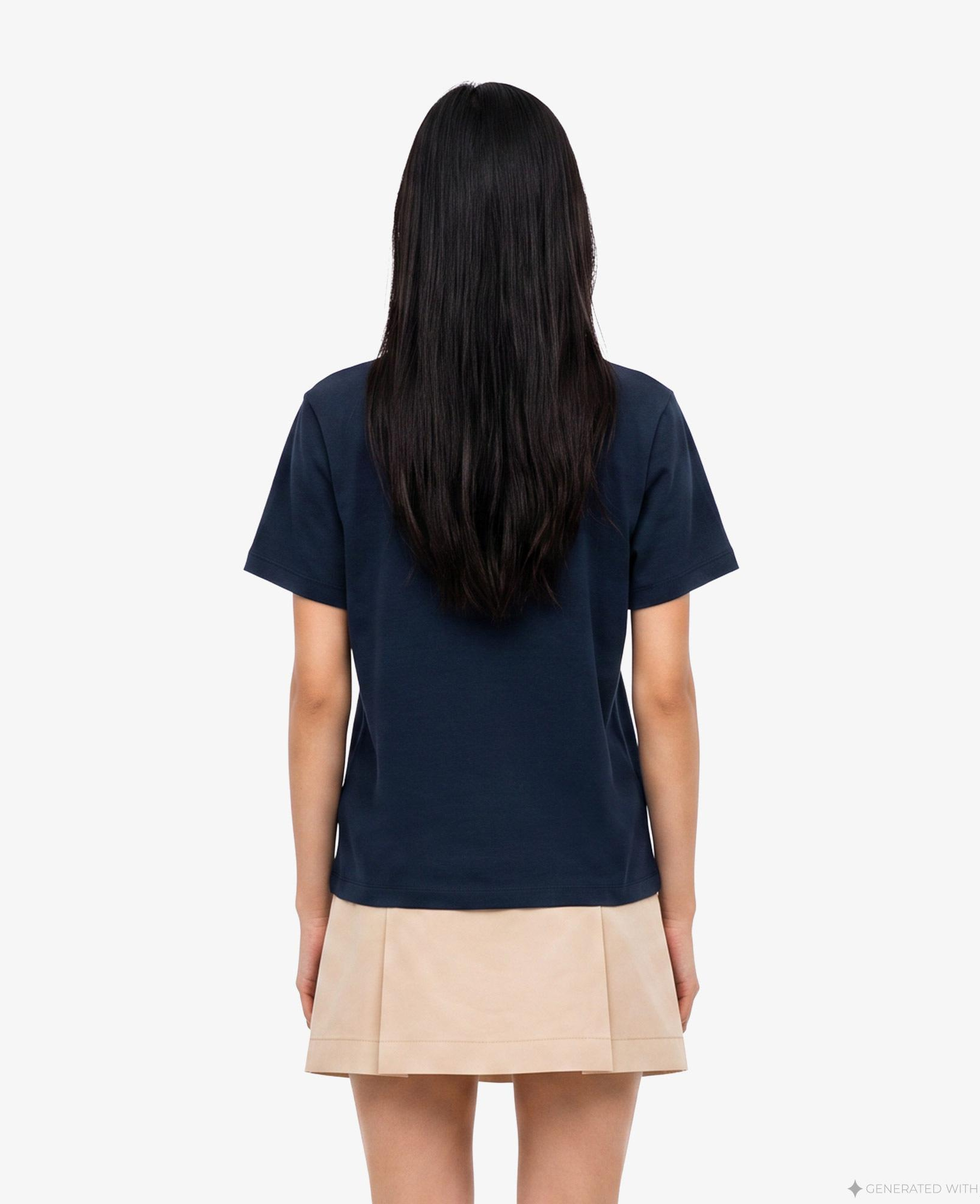 Tommy Hilfiger Script Kadın Lacivert T-Shirt