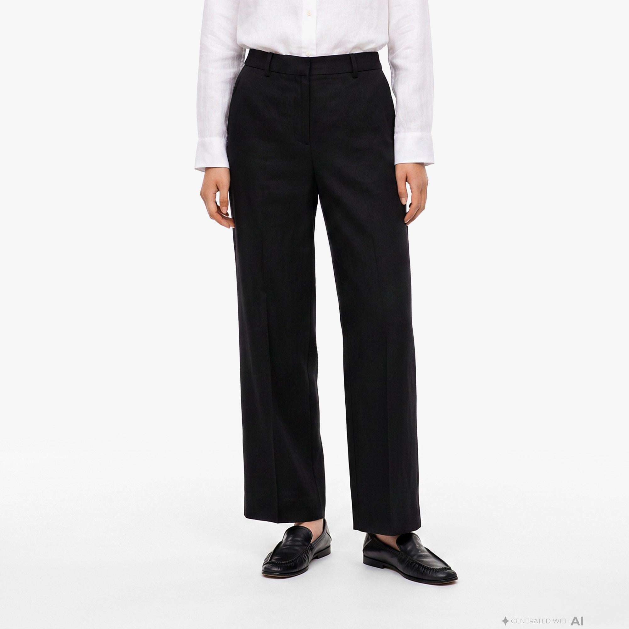 Tommy Hilfiger Summer Loycell Loose Kadın Siyah Pantolon